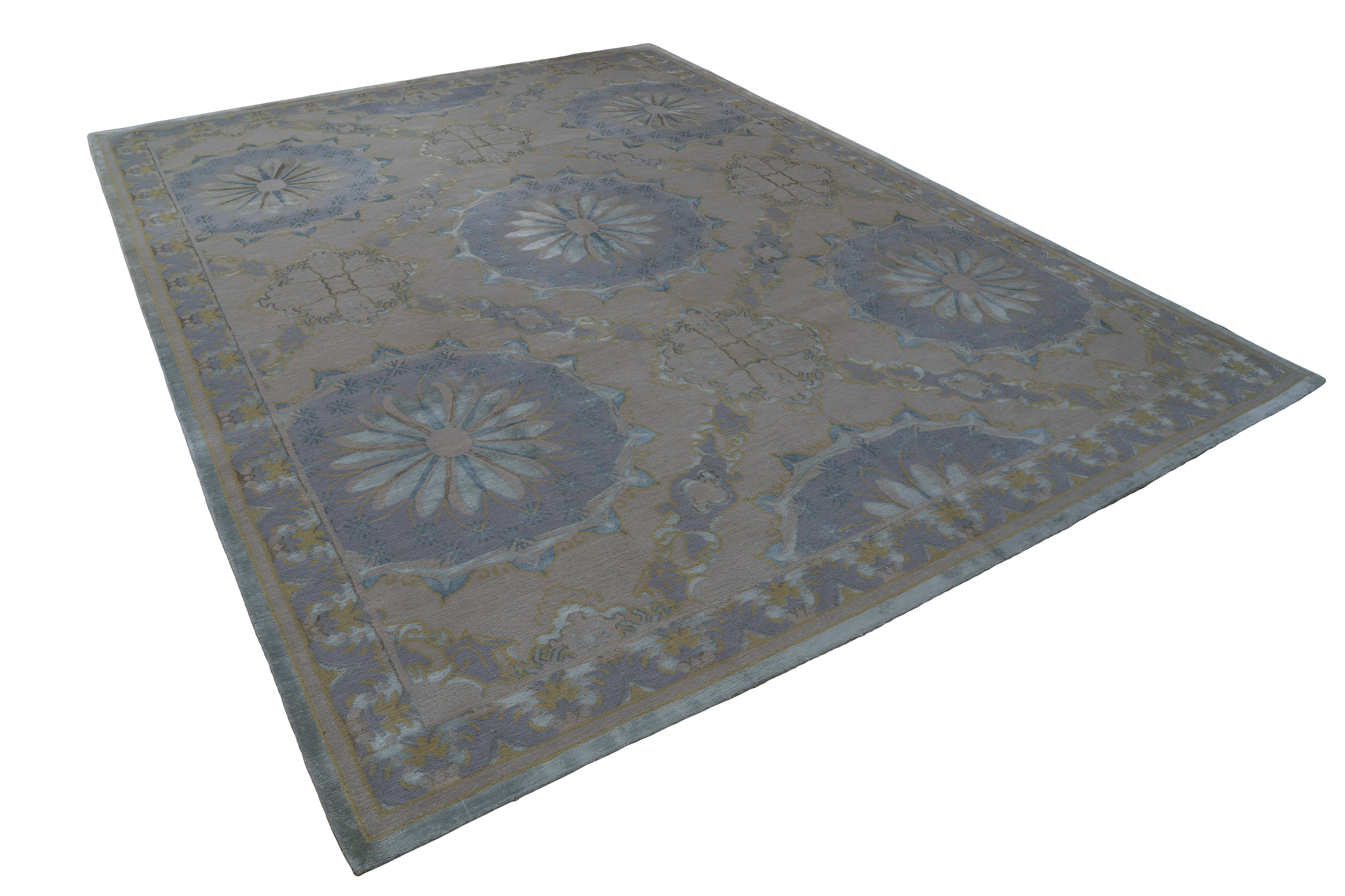 20027 Fine Hand Knotted Nepal Rug