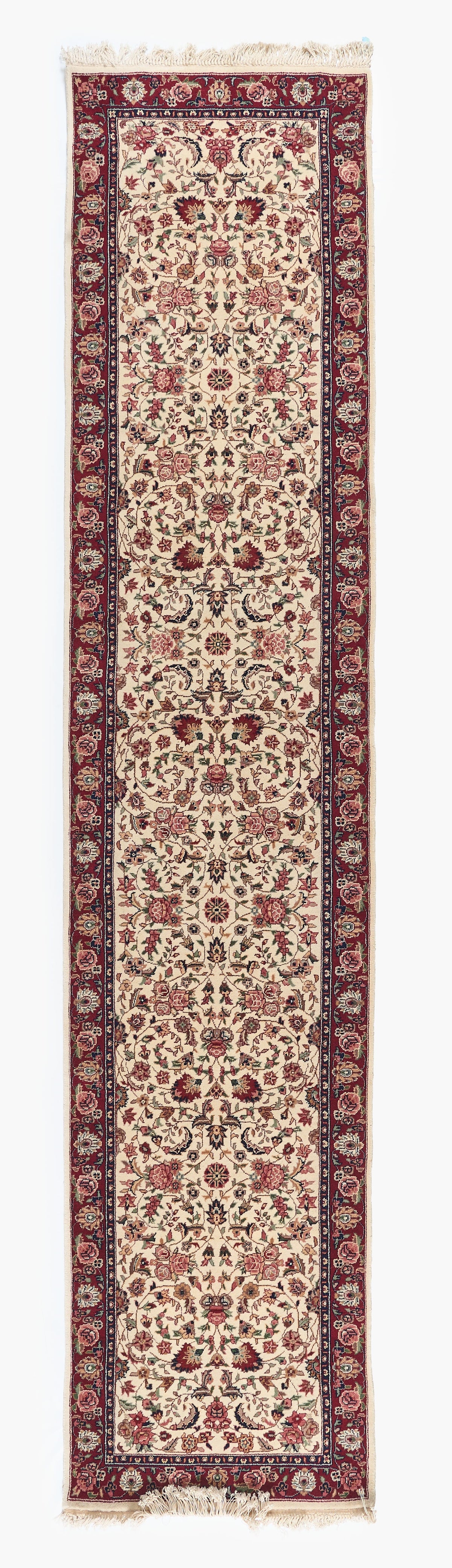 40028 Sino- tabriz Wool/ Silk Runner