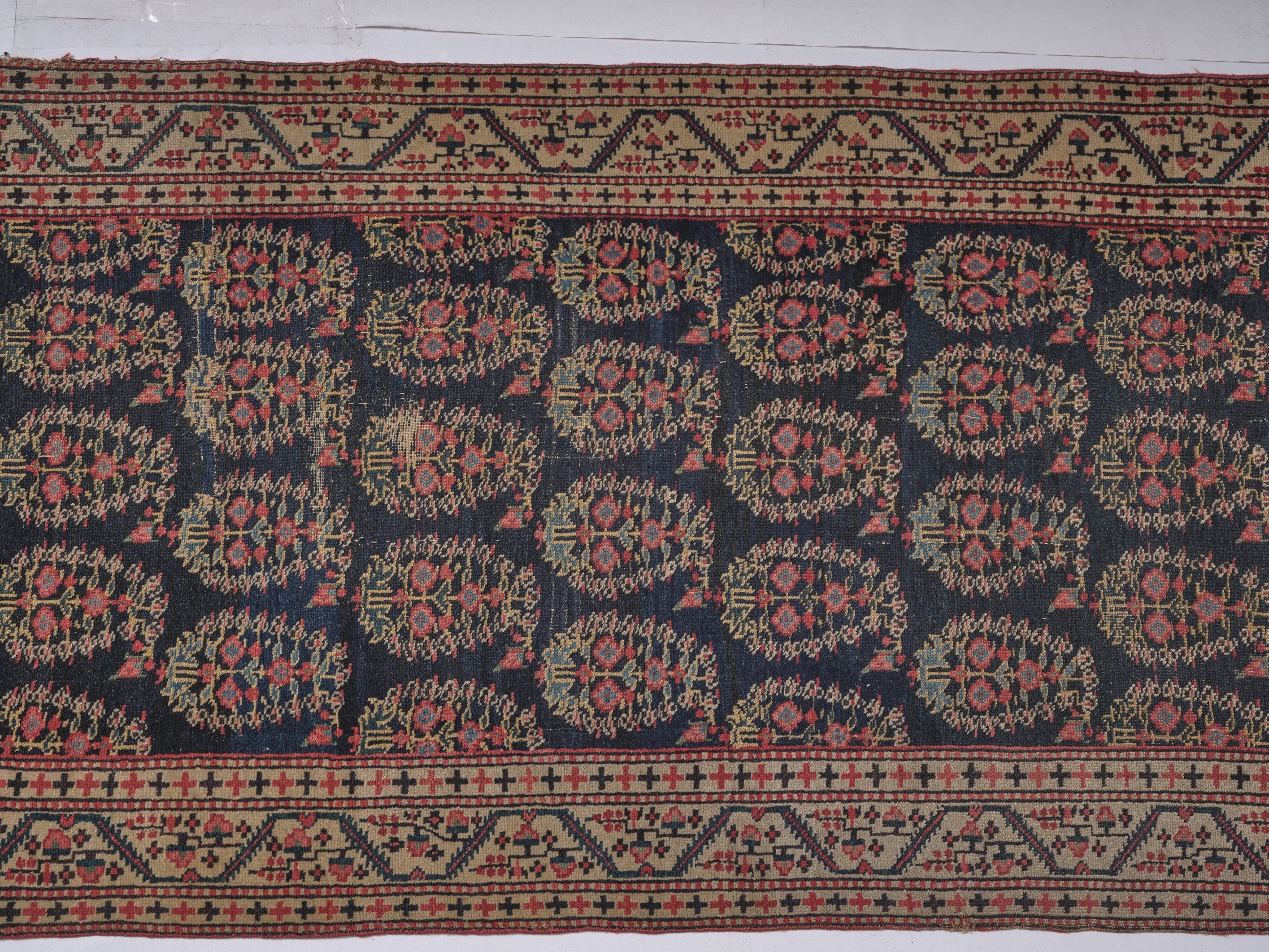 40029 Antique Boteh Design Persian Runner