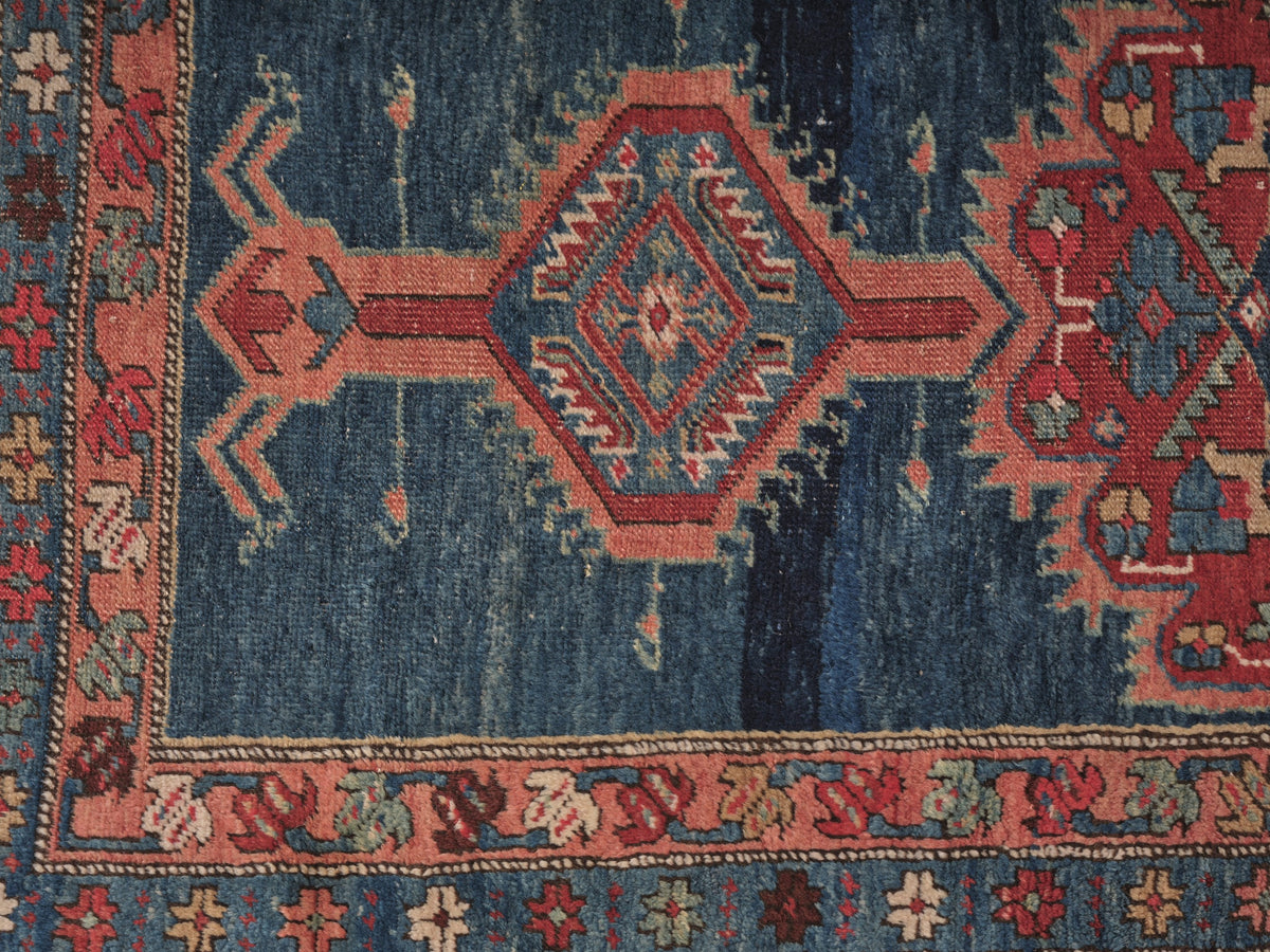 40060 Antique 19th C Persian Heriz Runner
