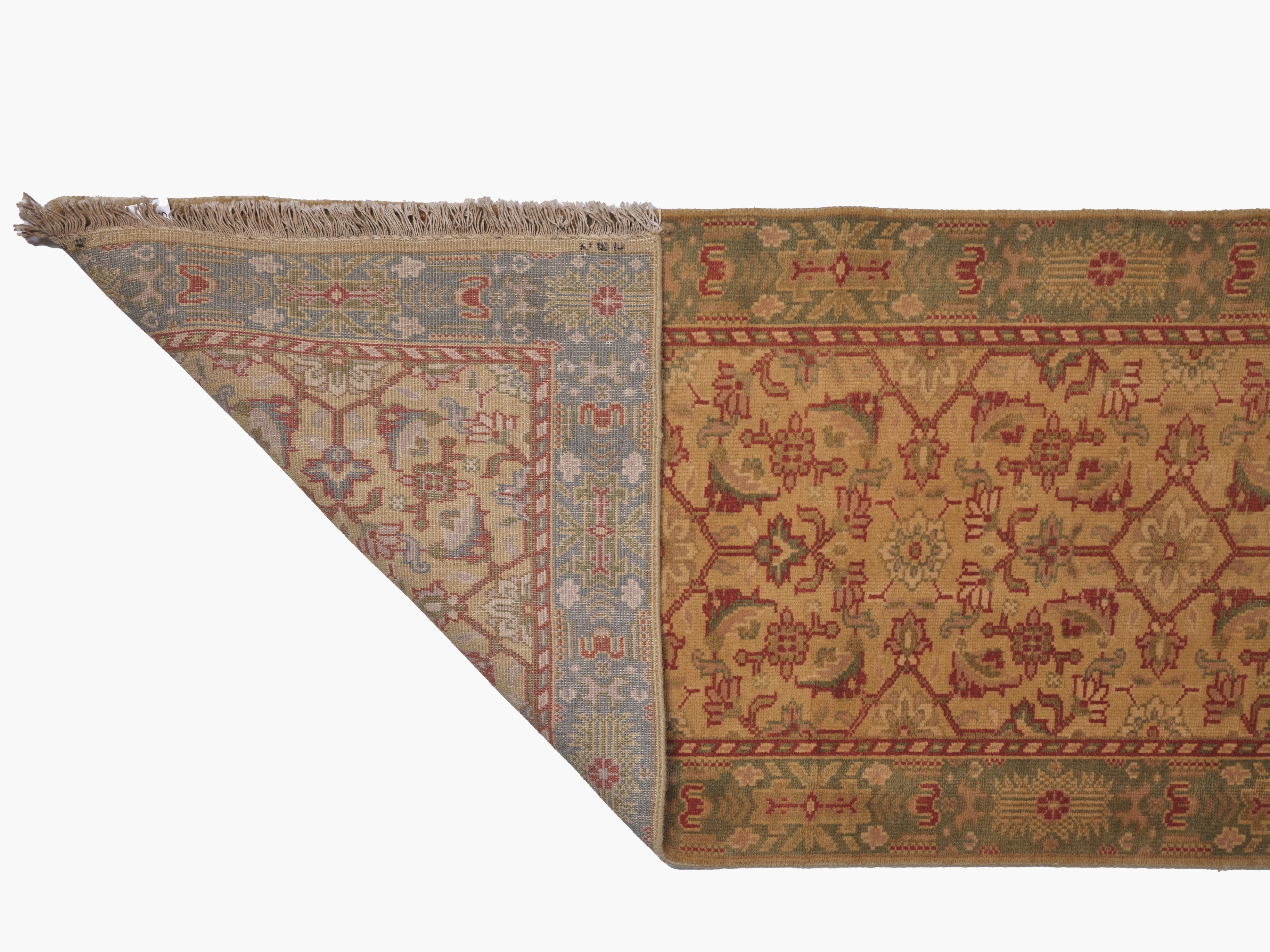 40066 Hand Knotted Oushack Runner