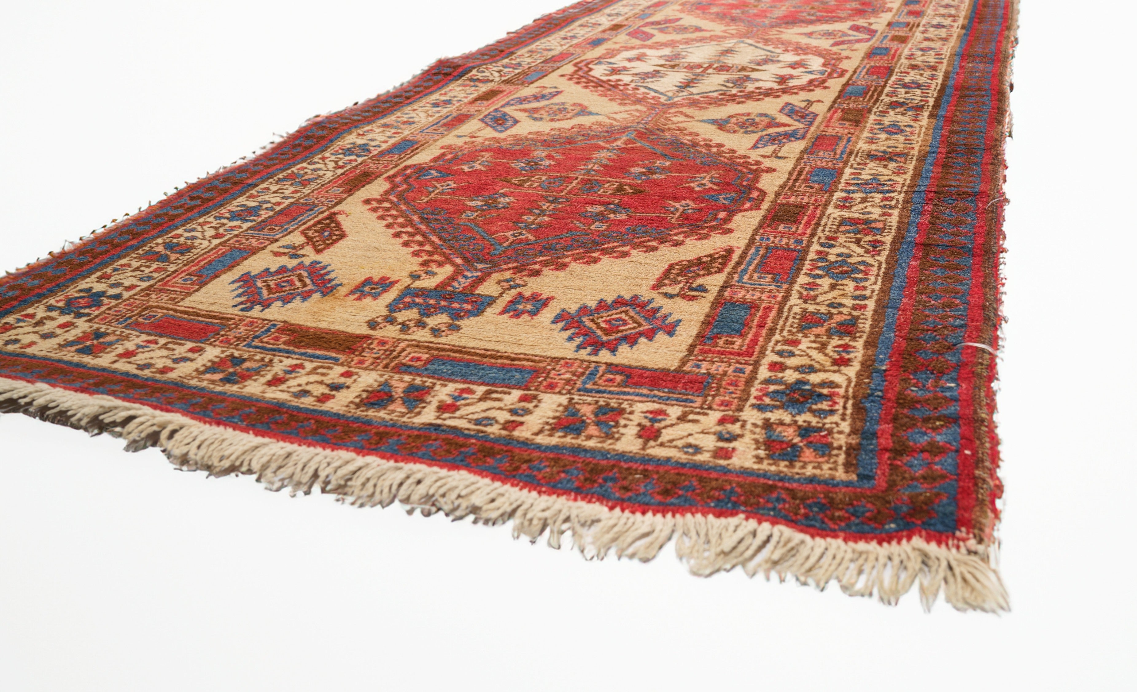 40077 Antique Persian Serbab Runner