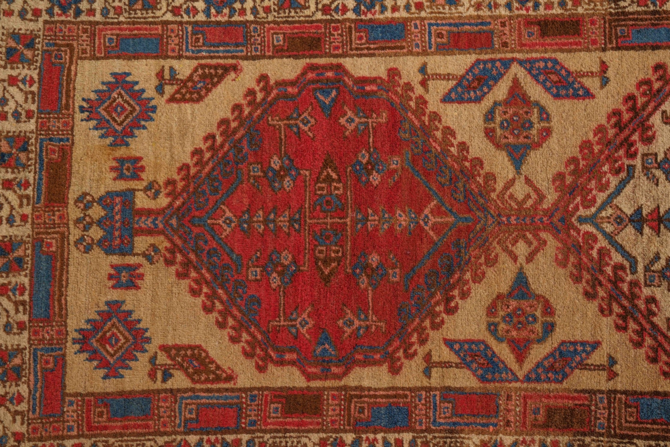 40077 Antique Persian Serbab Runner