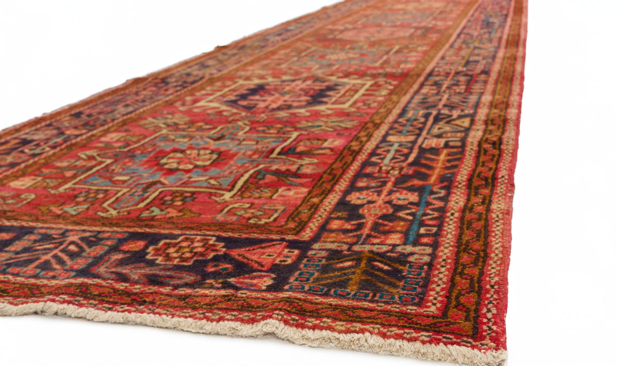 40078 Antique Perisian Heriz Runner