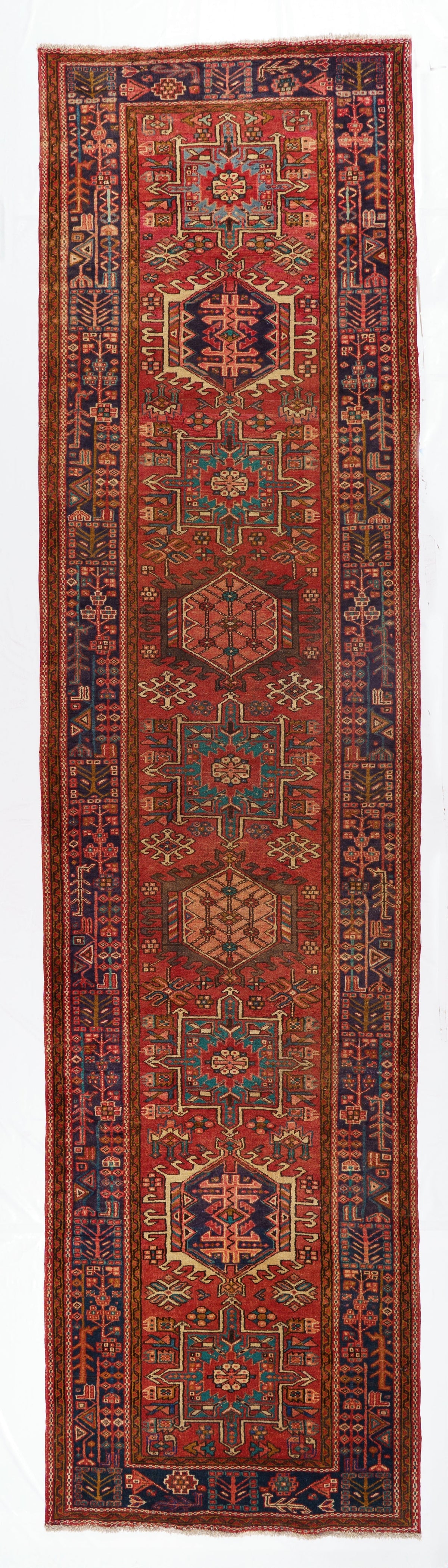 40078 Antique Perisian Heriz Runner