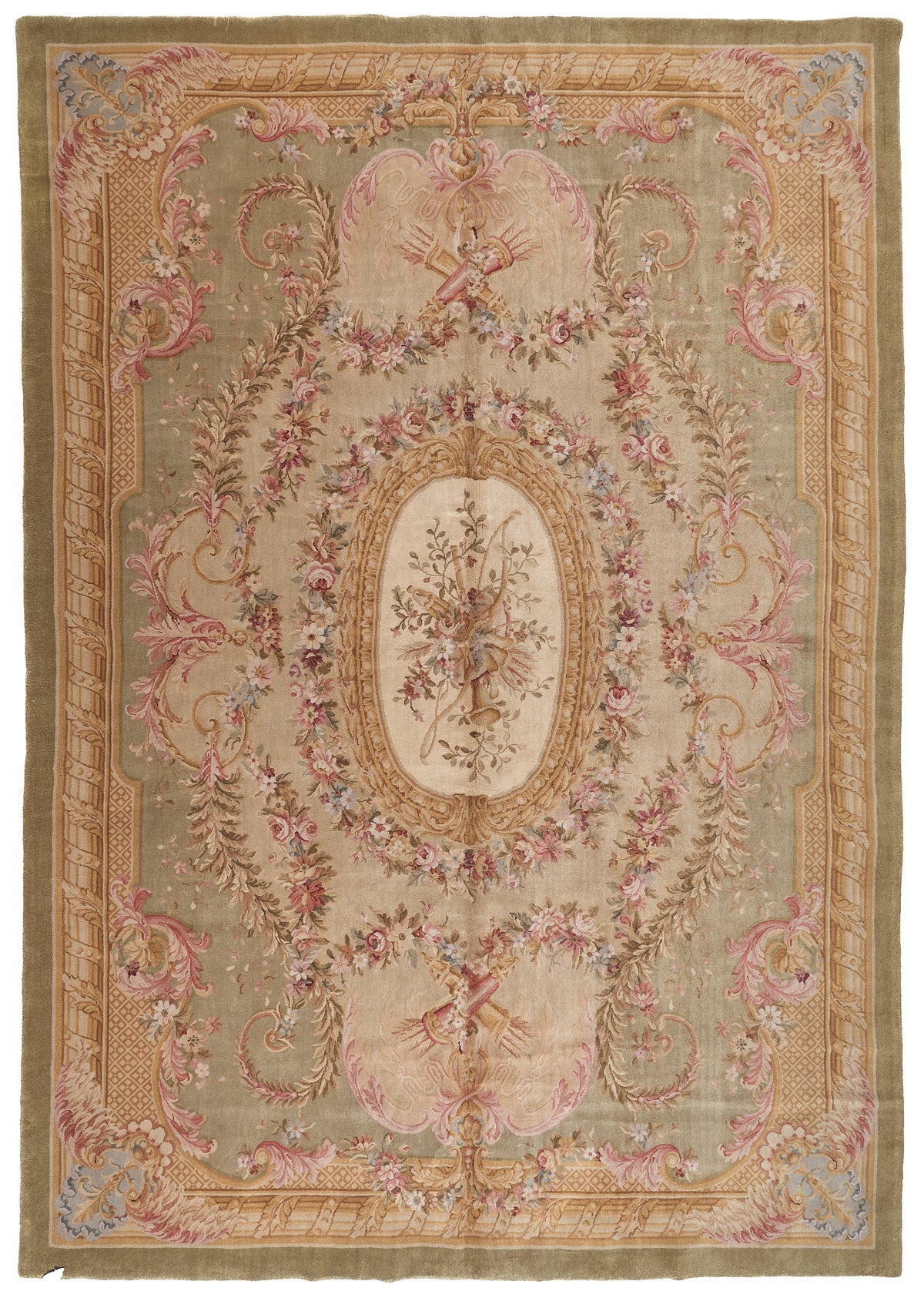 8007 Hand Knotted Savonnerie Carpet