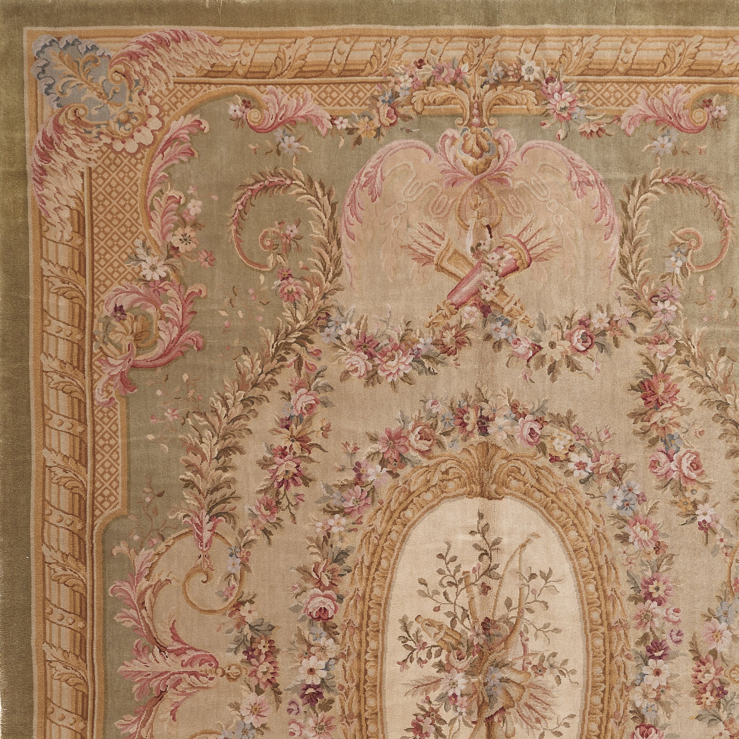 8007 Hand Knotted Savonnerie Carpet