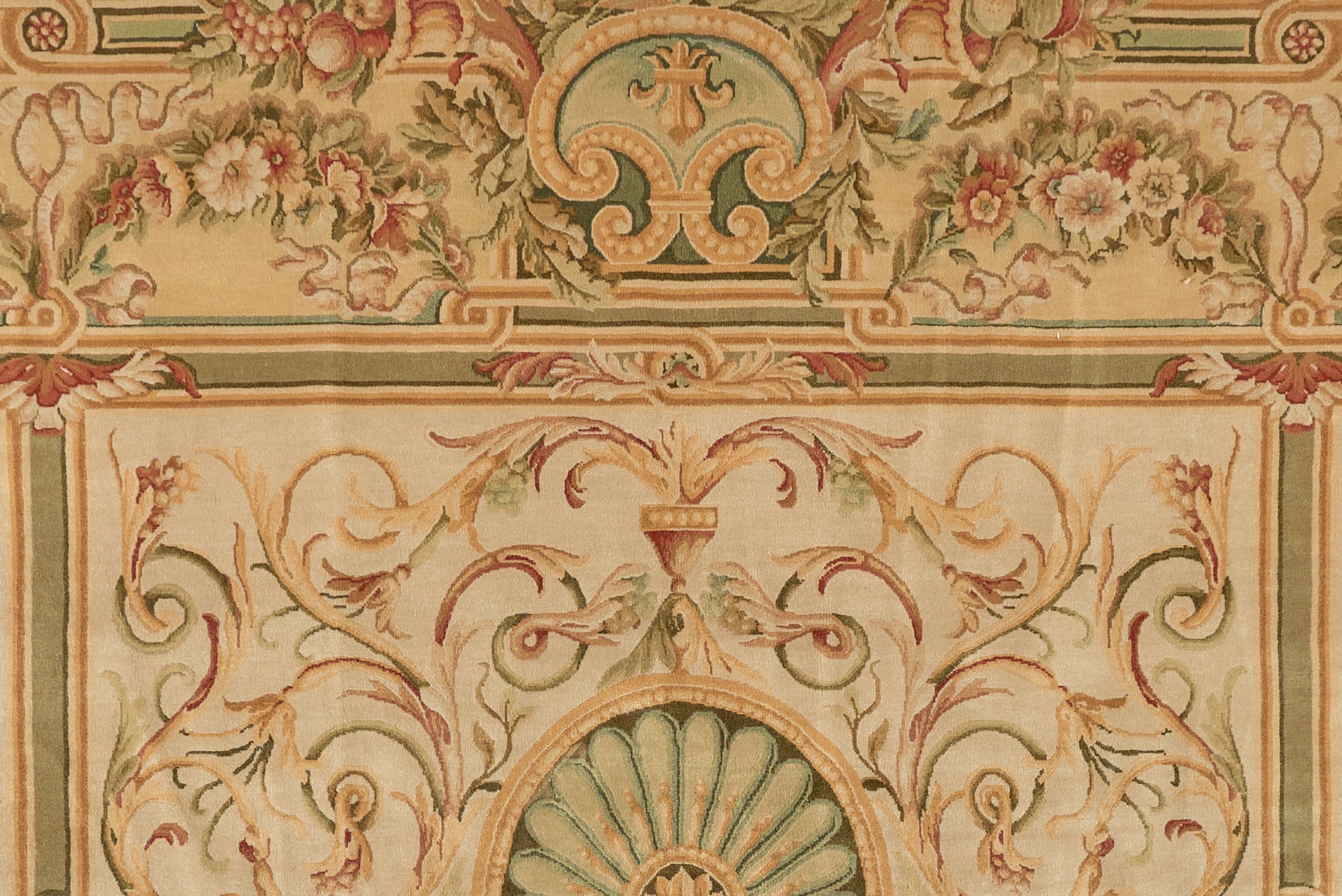 8012 Hand Knotted Savonnerie Carpet
