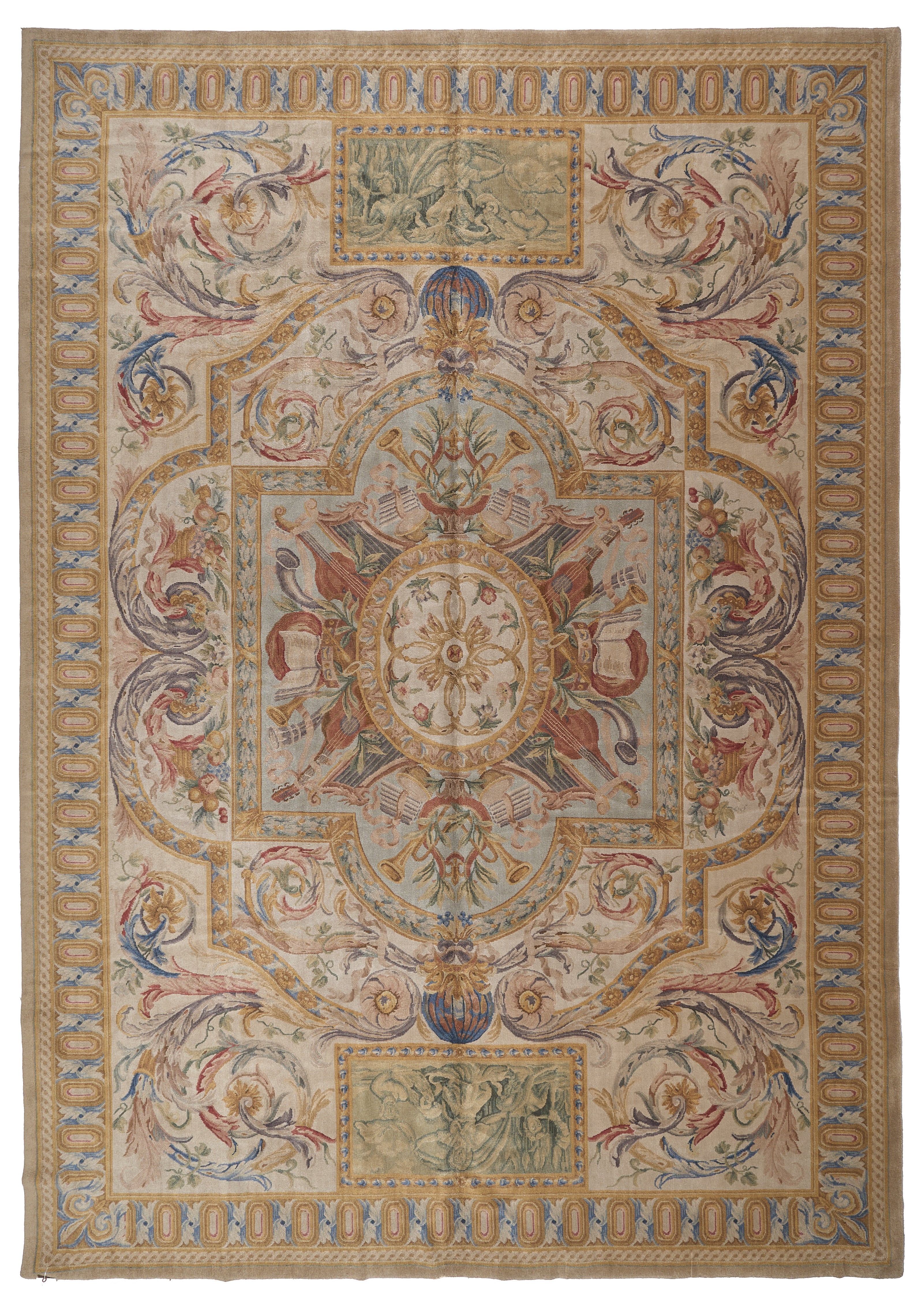 8019 Hand Knotted Savonnerie Carpet