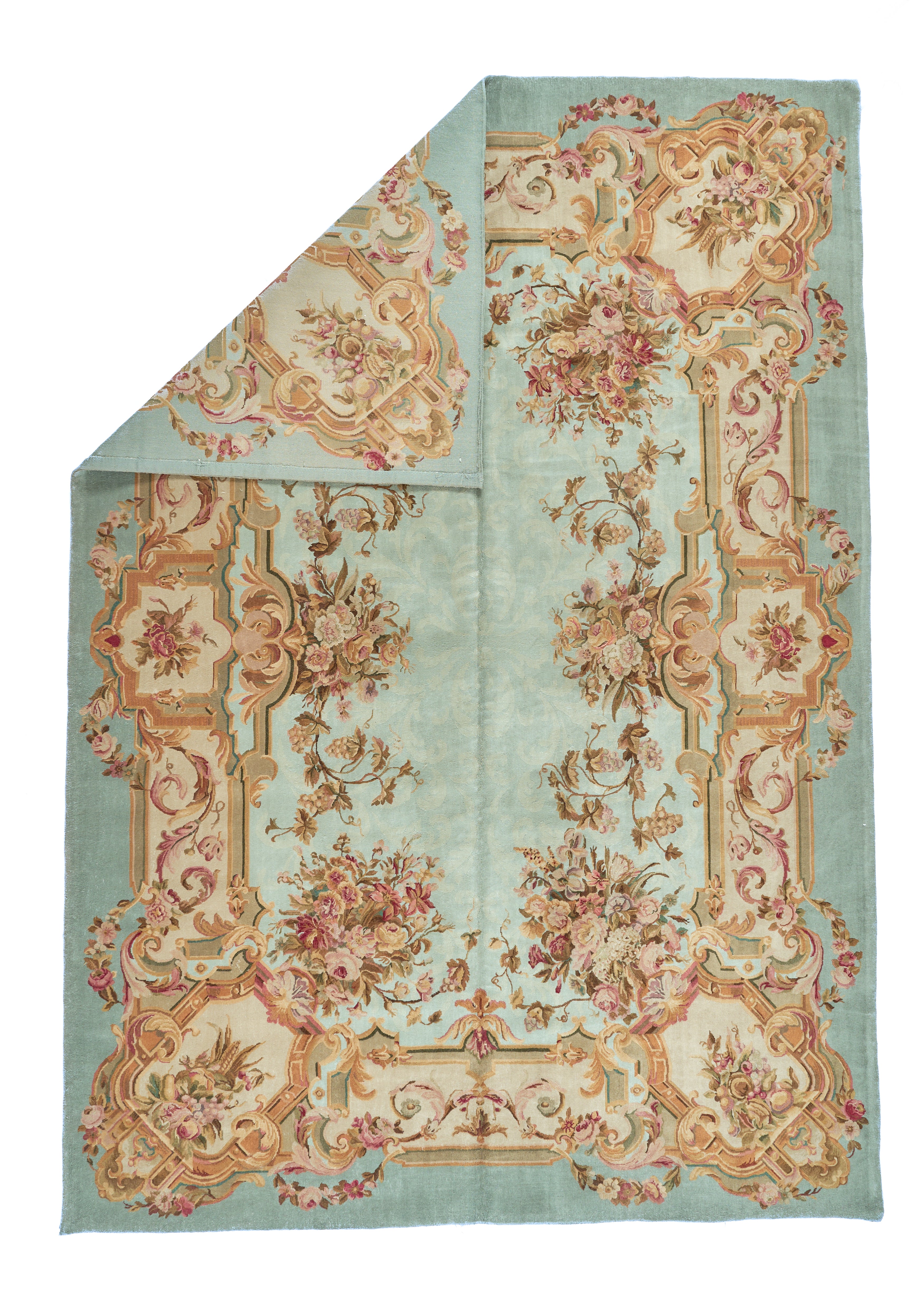 8022 Hand Knotted Savonnerie Carpet