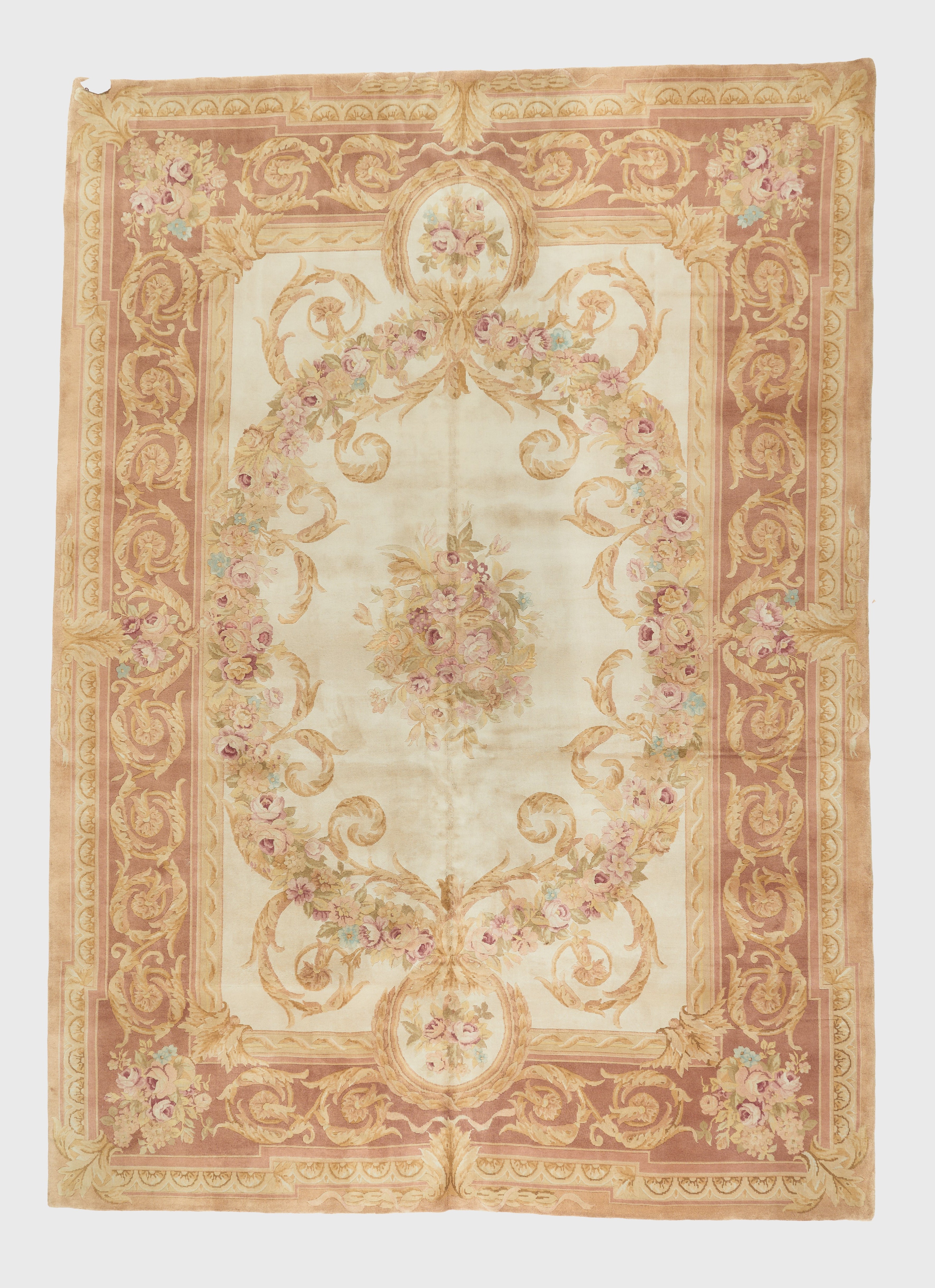 8038 Hand Knotted Savonnerie Carpet