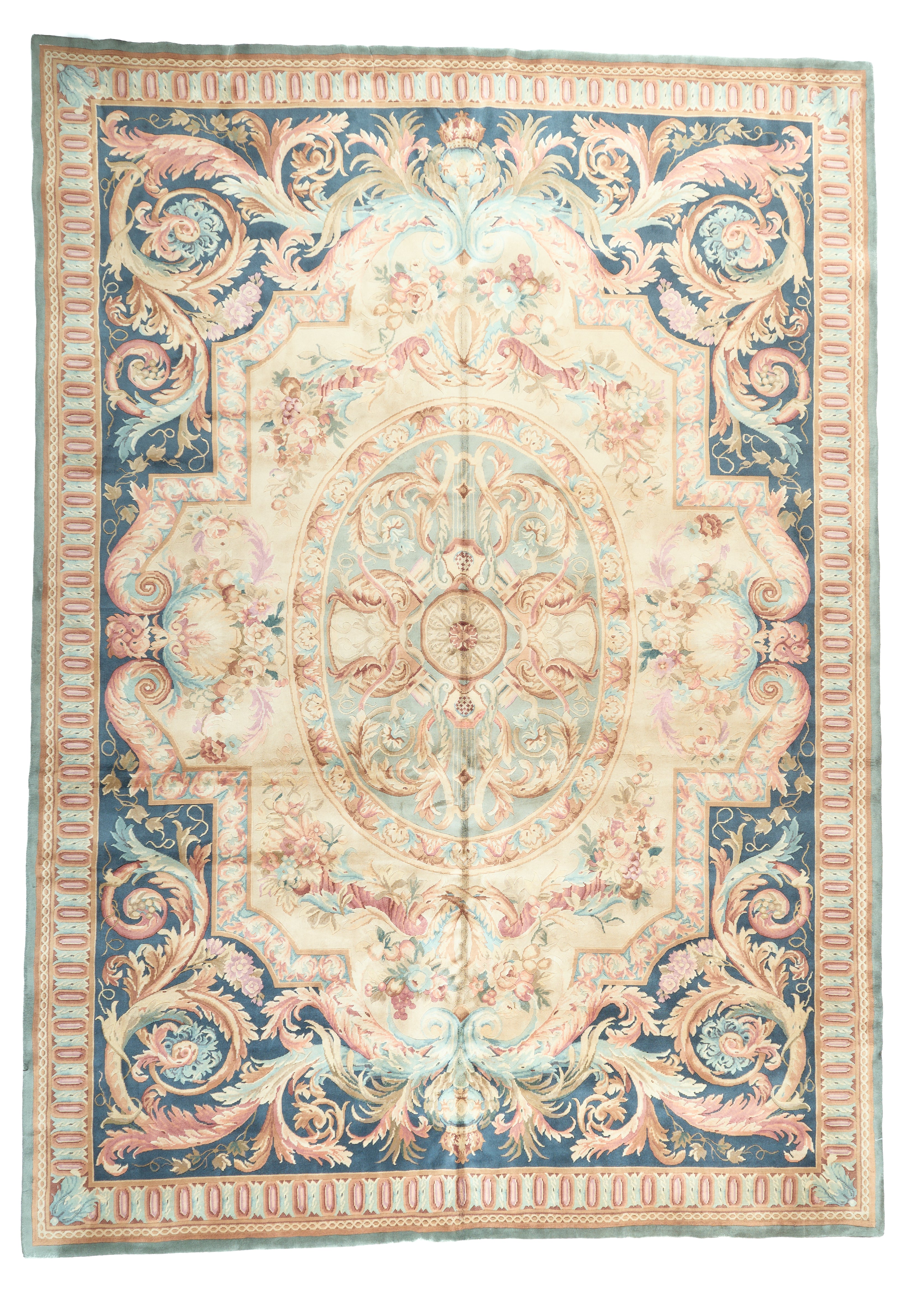 8042 Hand Knotted Savonnerie Carpet