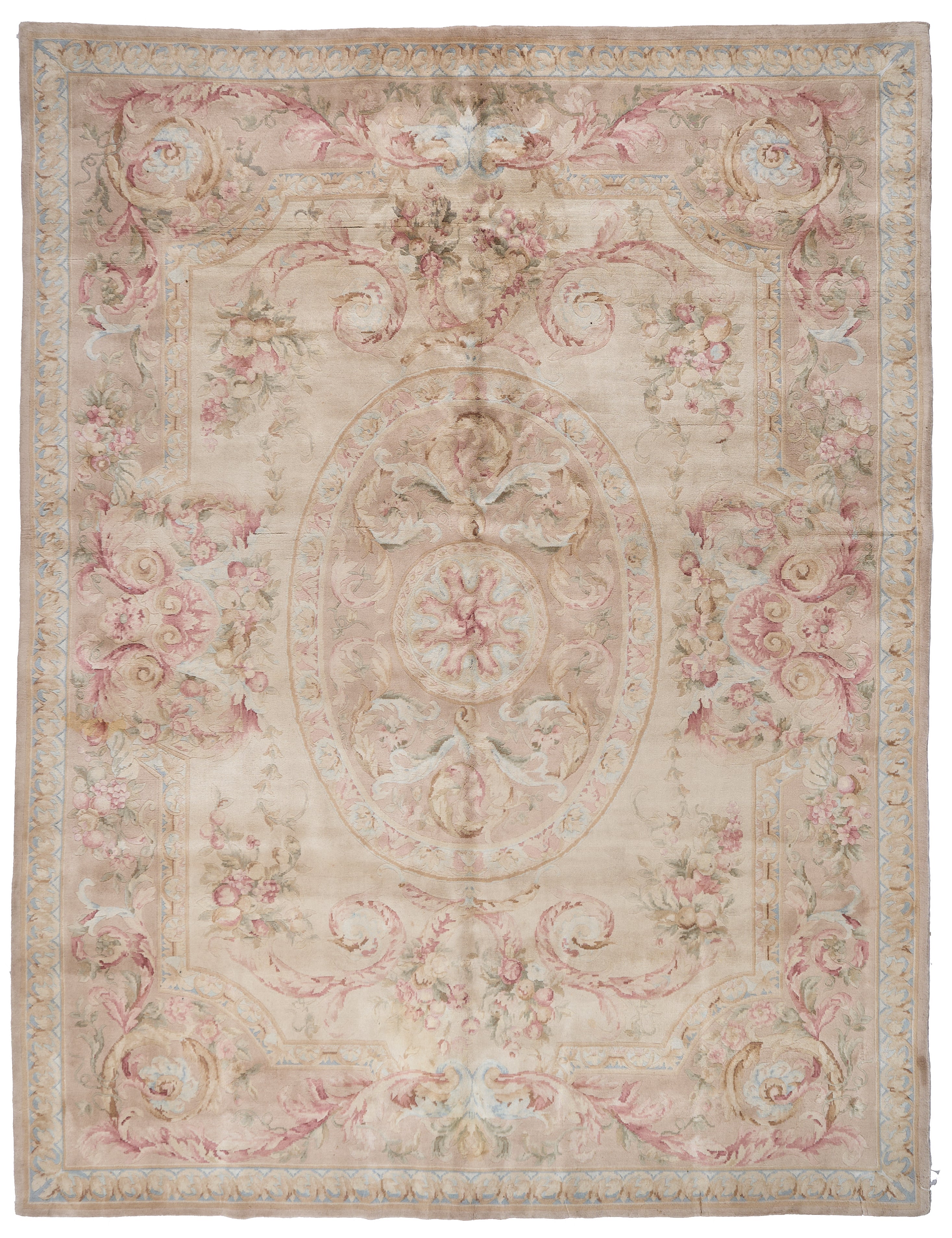 8047 Hand Knotted Savonnerie Carpet