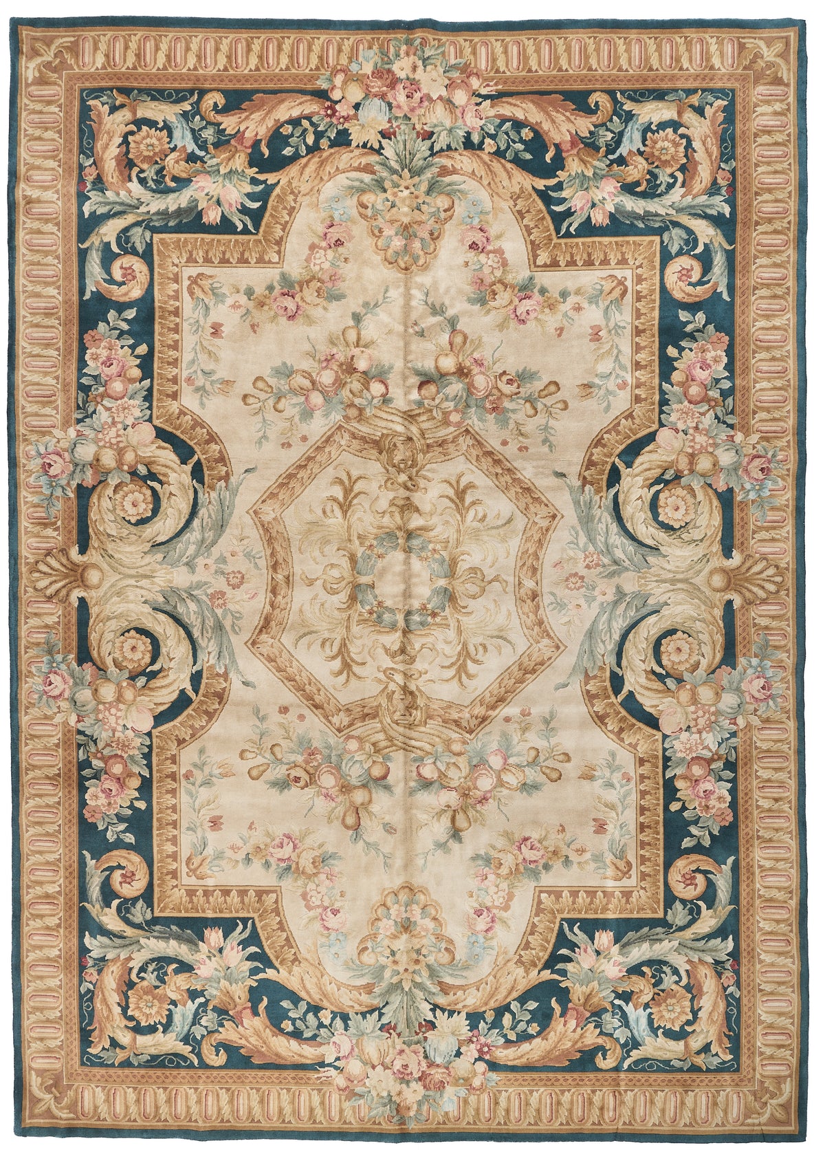 8054 Hand Knotted Savonnerie Carpet
