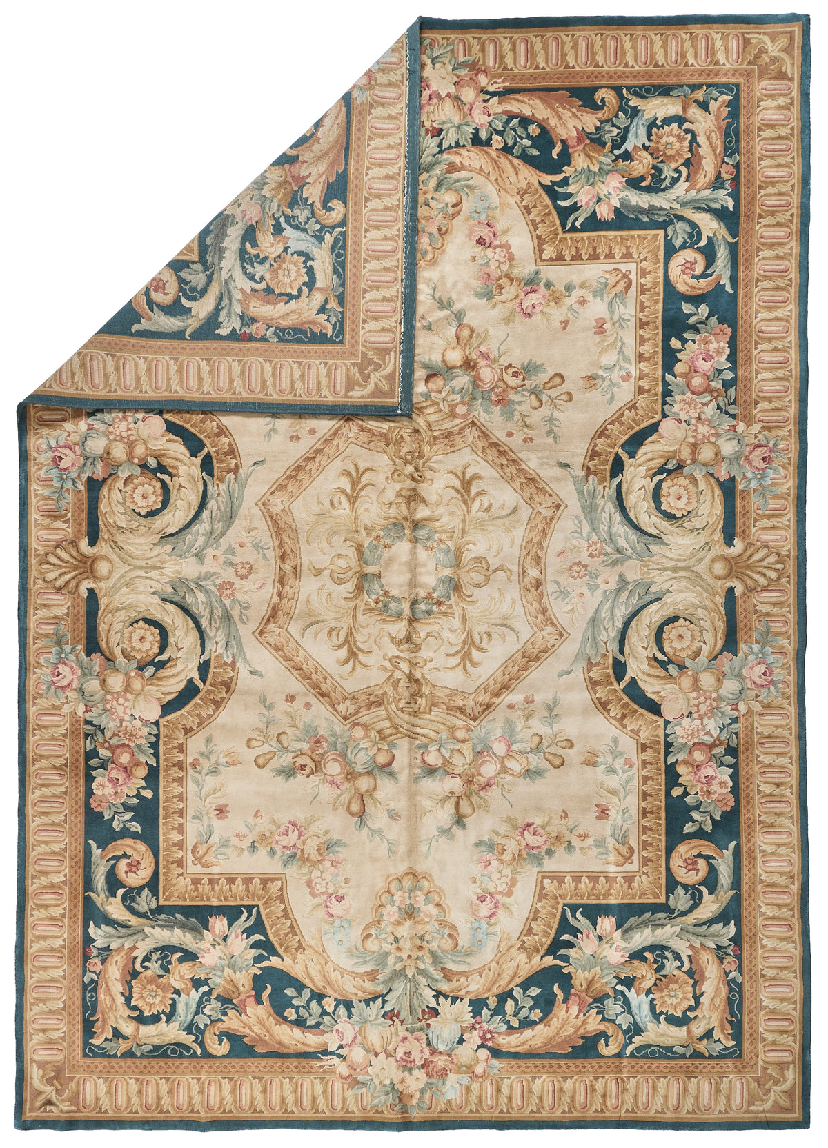 8054 Hand Knotted Savonnerie Carpet