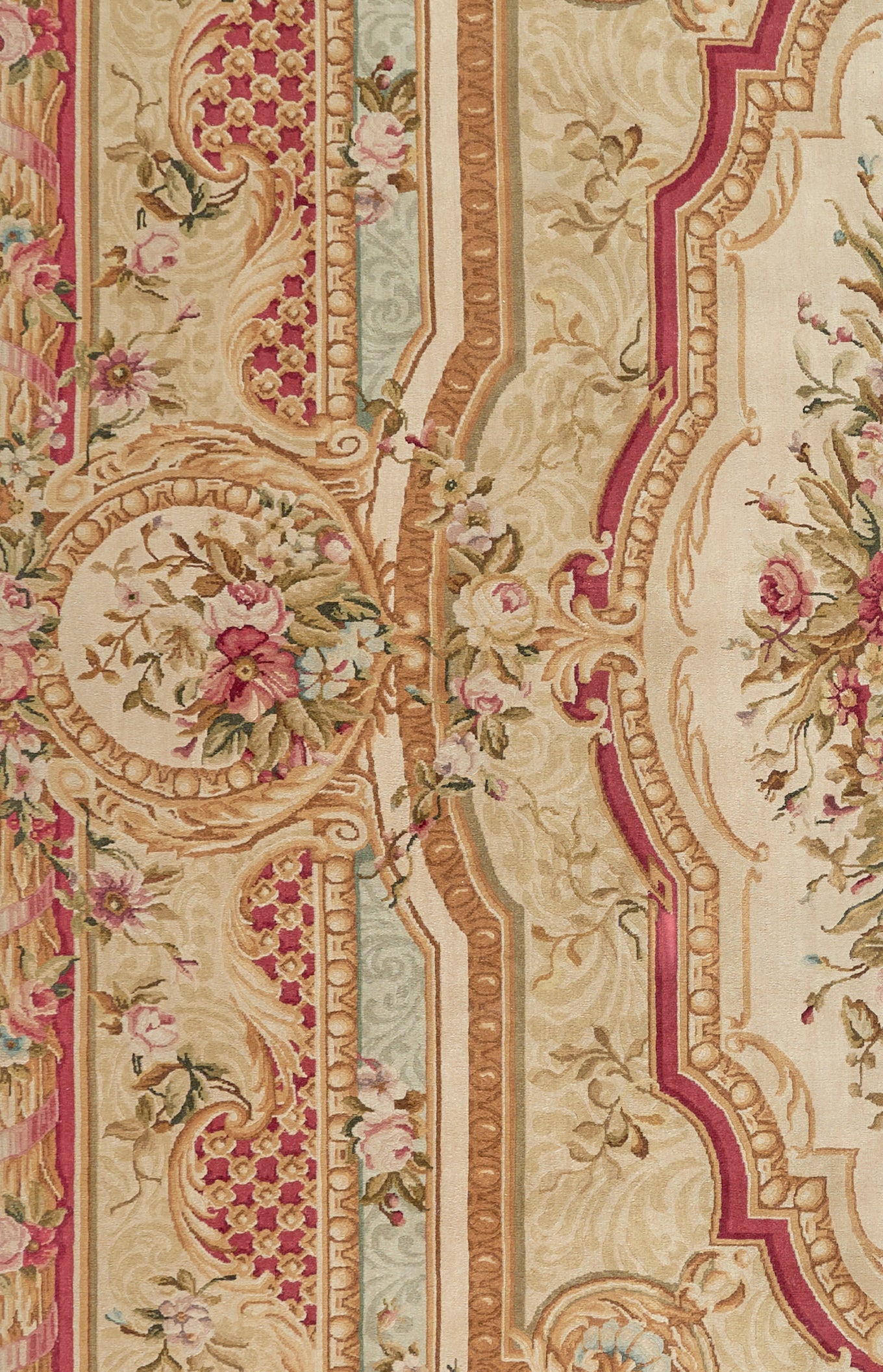 8057 Hand Knotted Savonnerie Carpet