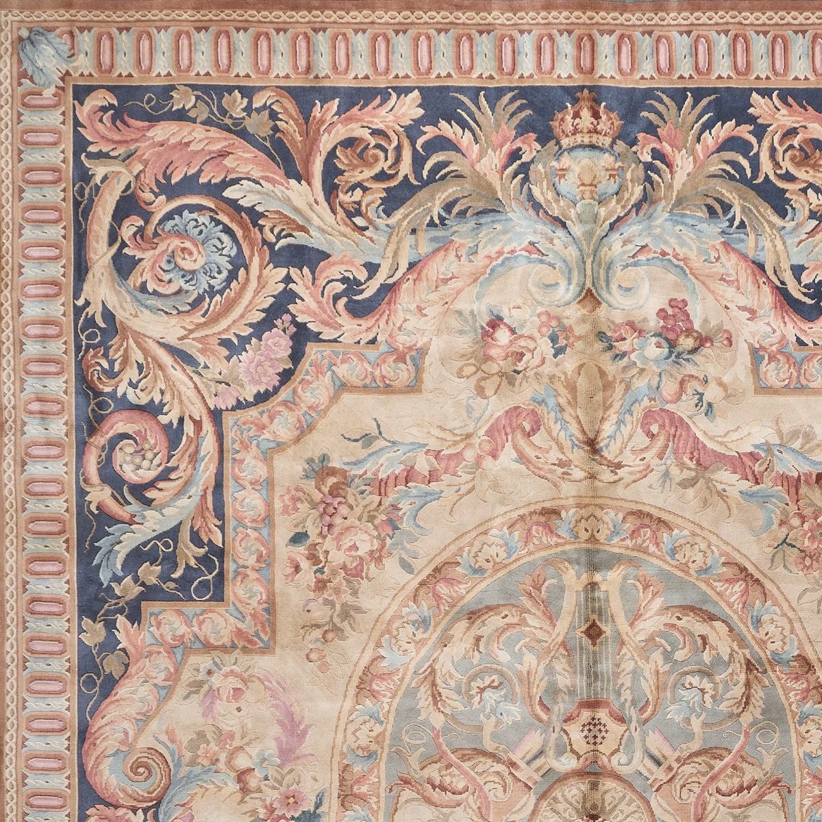 8061 Hand Knotted Savonnerie Carpet