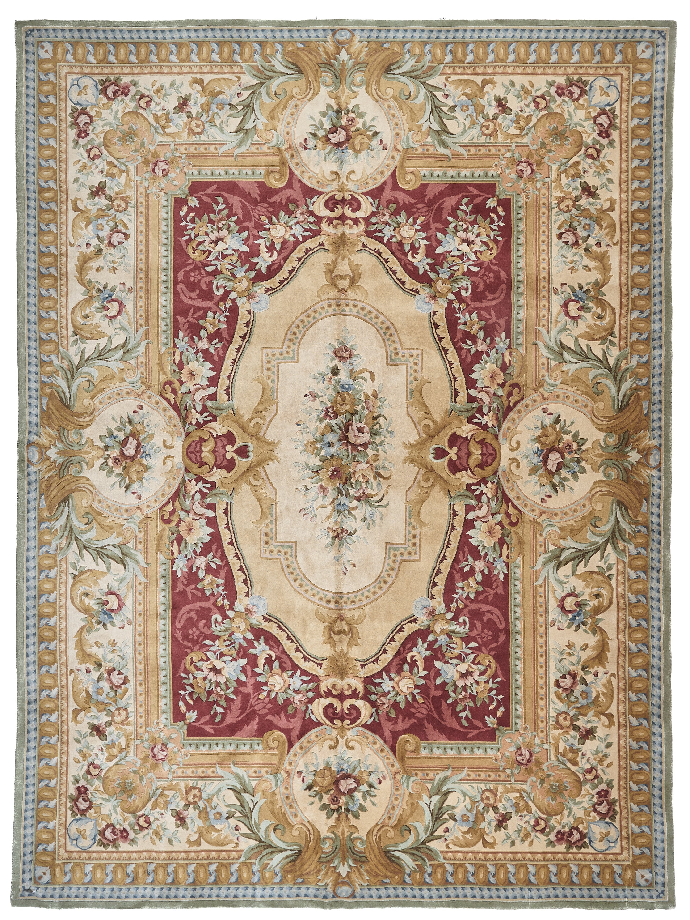8062 Hand Knotted Savonnerie Carpet