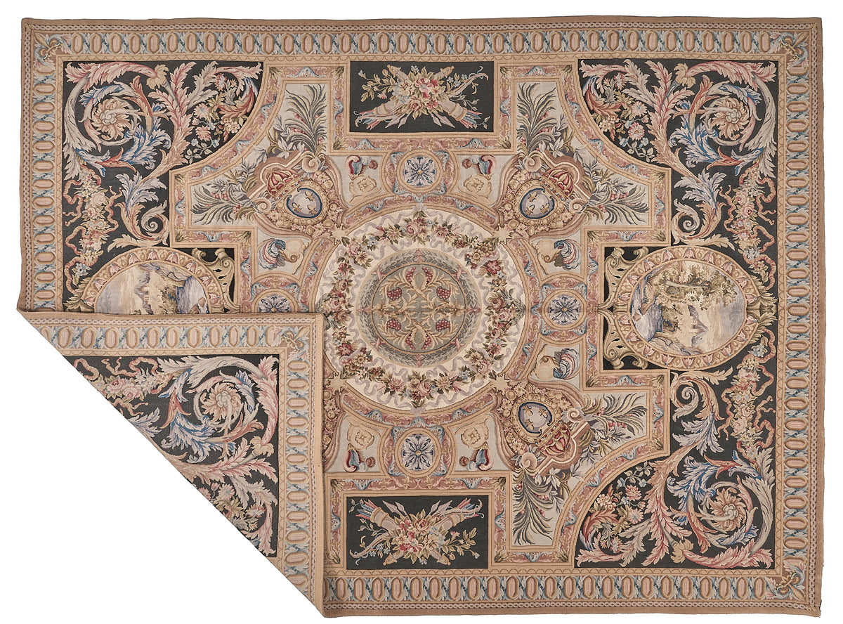 8080 Hand Knotted Savonnerie Carpet