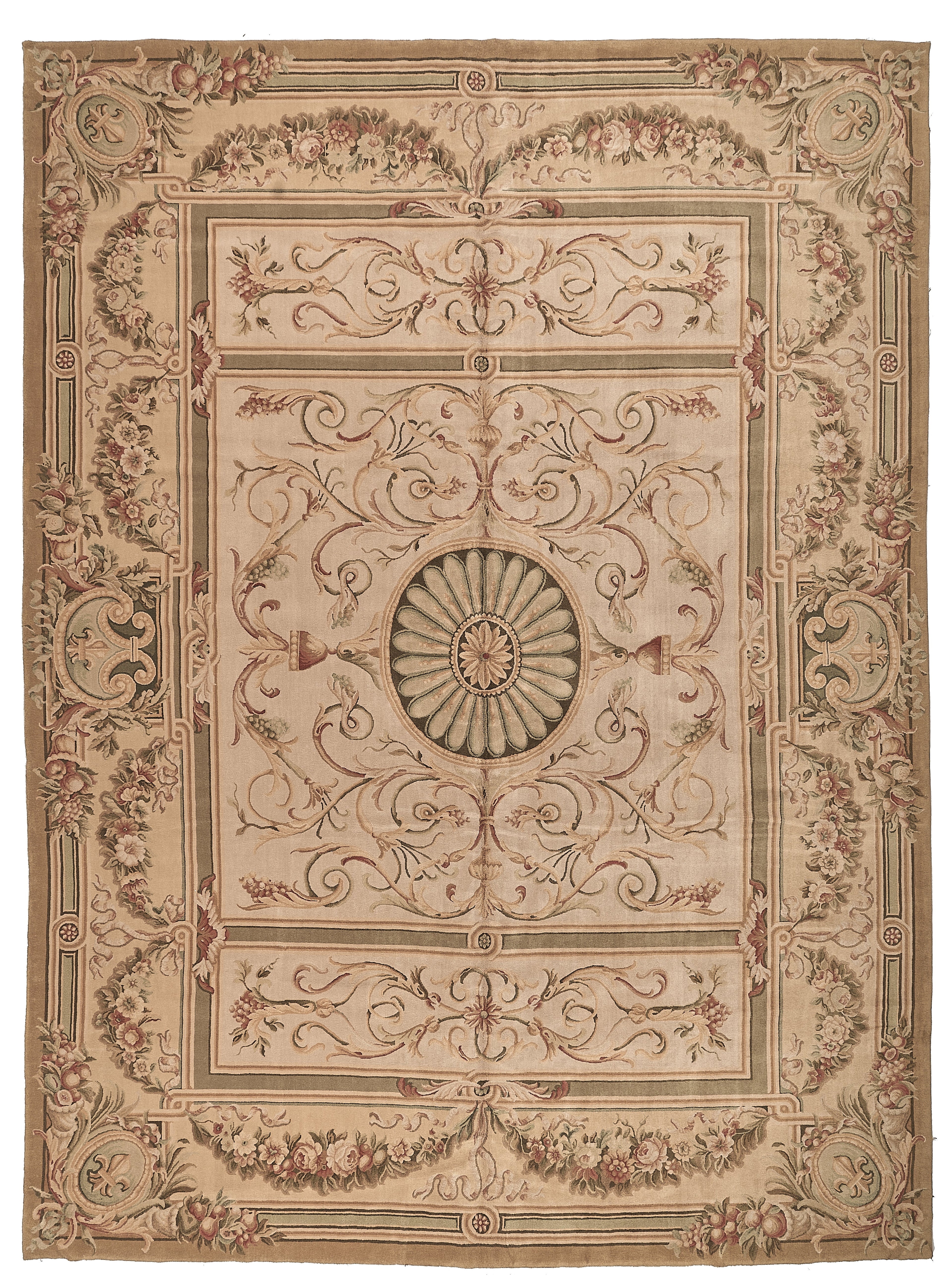 8081 Hand Knotted Savonnerie Carpet