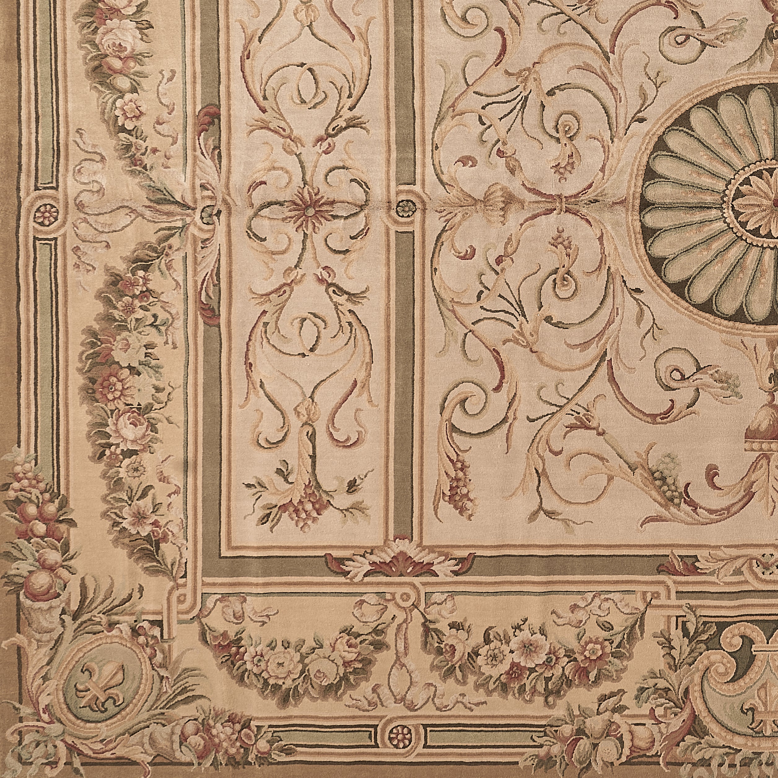 8081 Hand Knotted Savonnerie Carpet