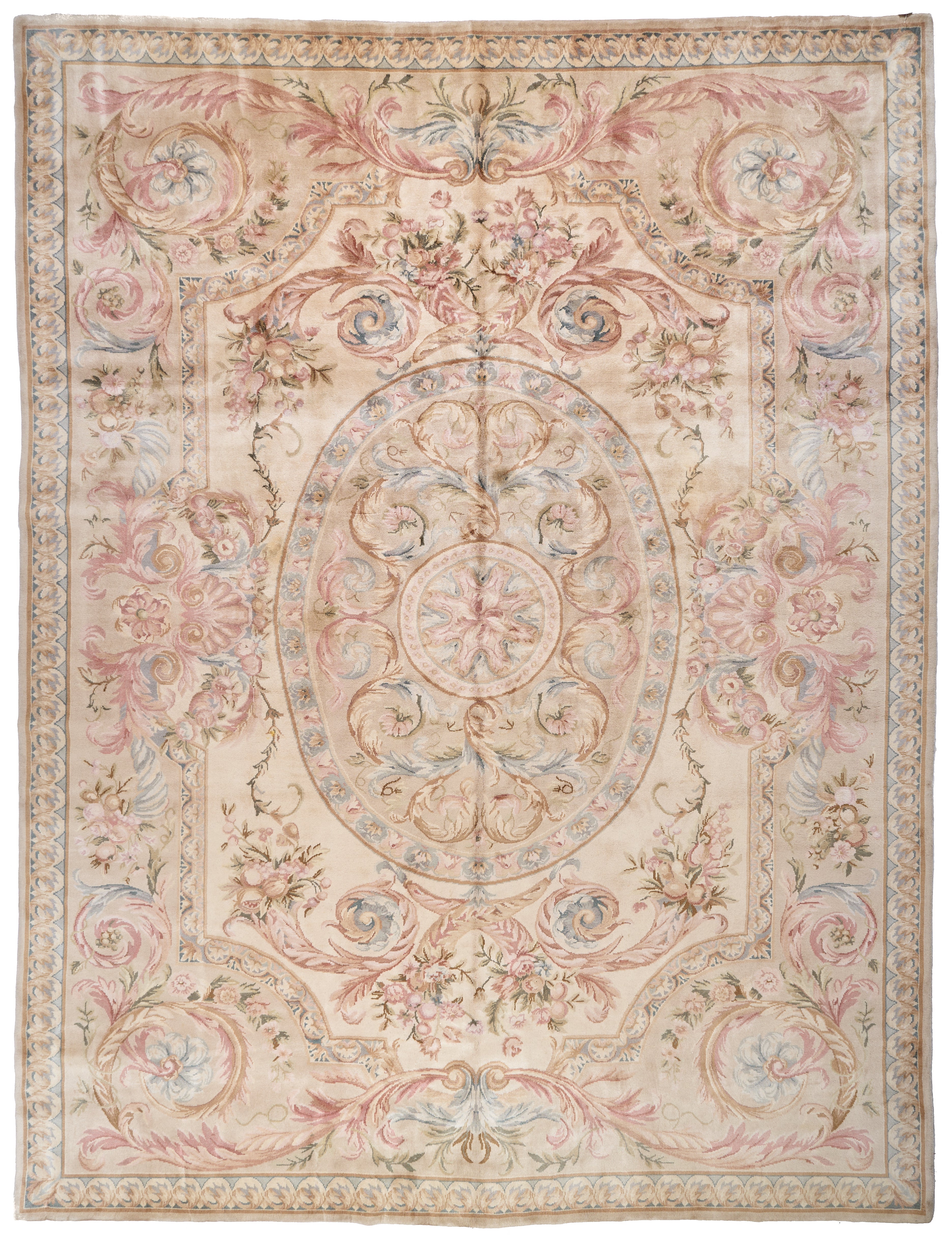 8089 Hand Knotted Savonnerie Carpet