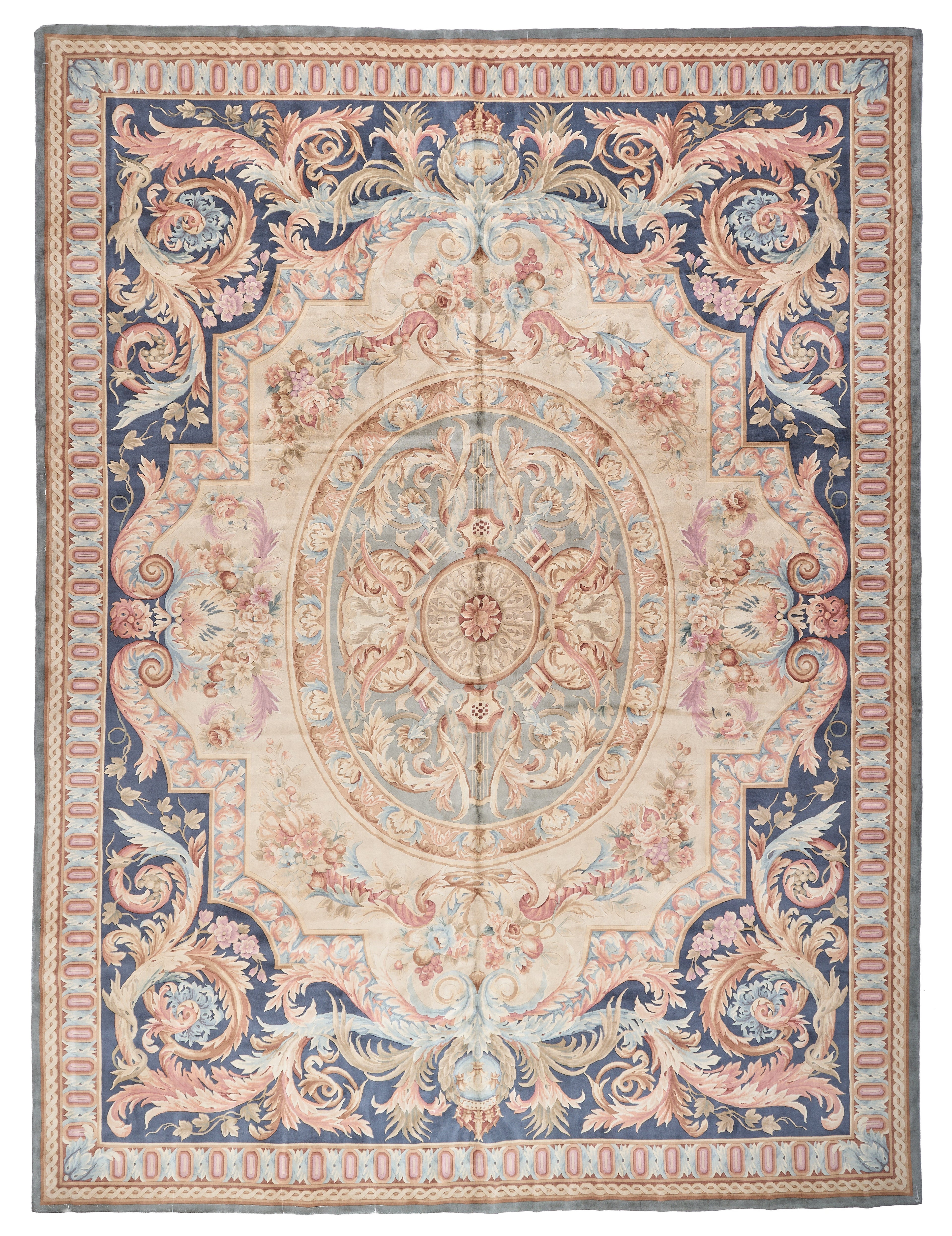8095 Hand Knotted Savonnerie Carpet