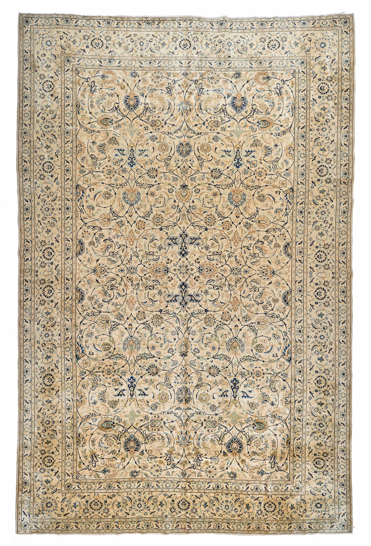 90015 Semi-Antique Persian Kashan Circa 1920