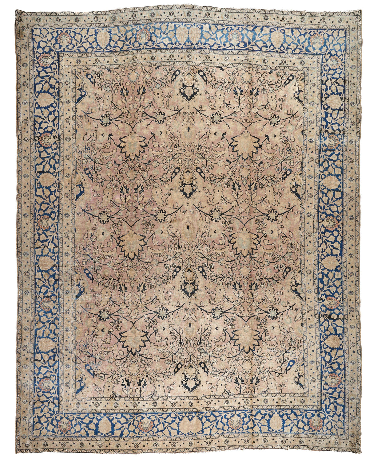 90026 Antique Persian Tabriz Carpet Circa 1920