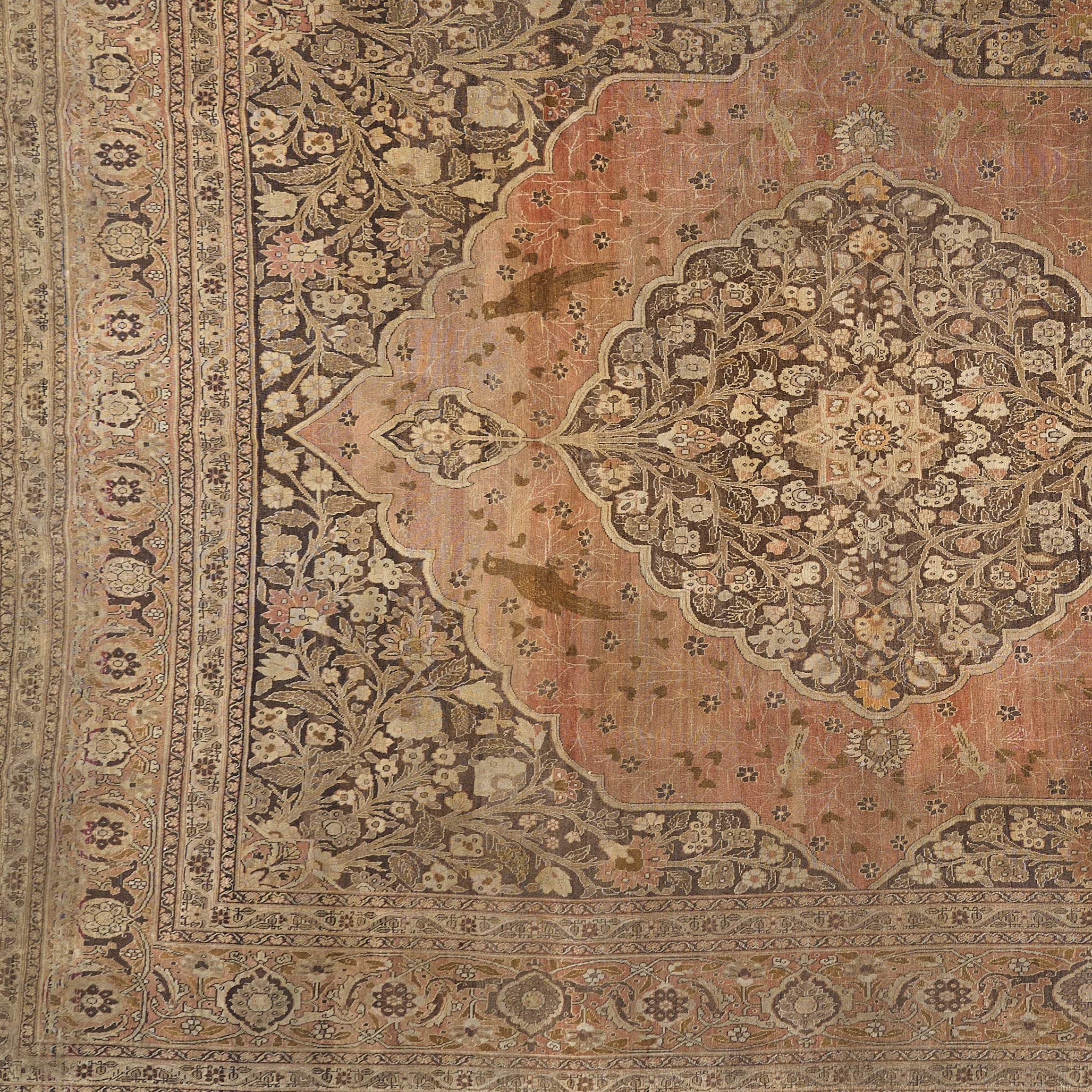 90030 Antique Persian Tabriz Rug Circa 1900