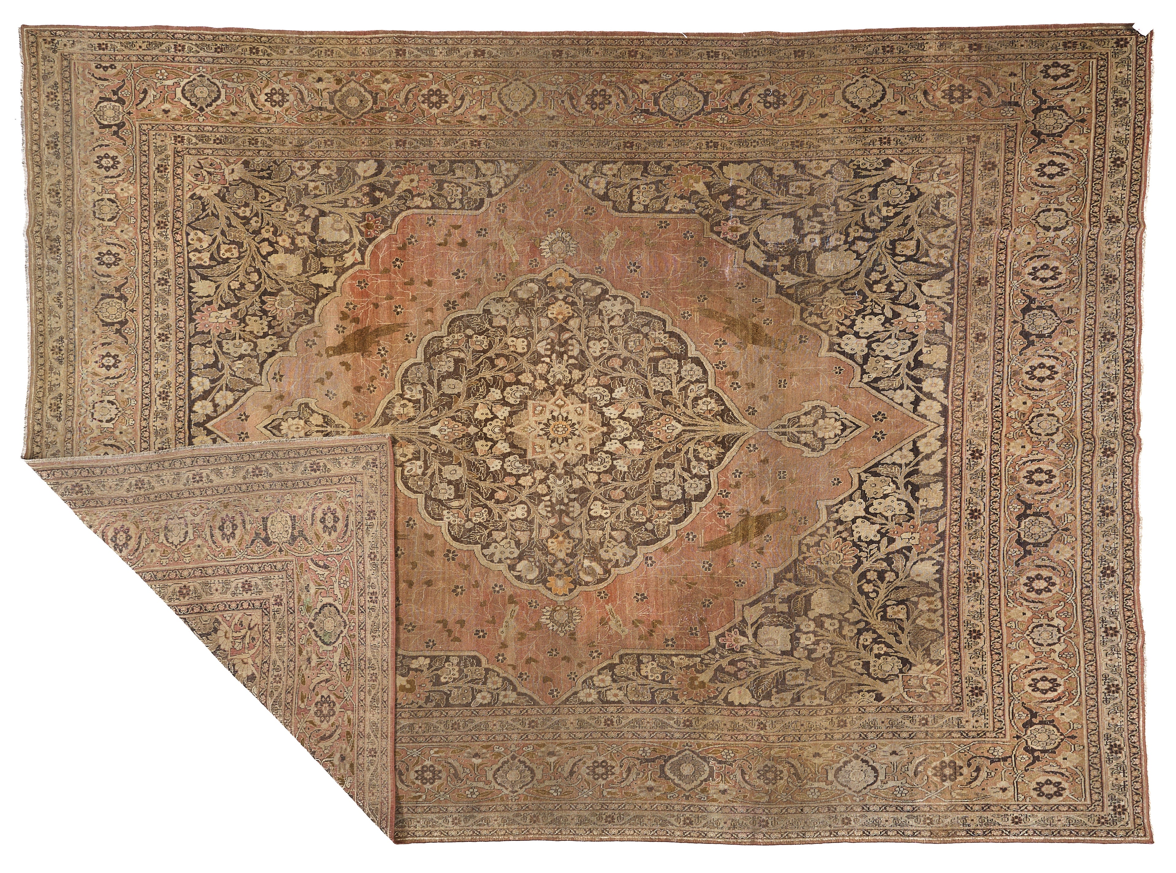 90030 Antique Persian Tabriz Rug Circa 1900