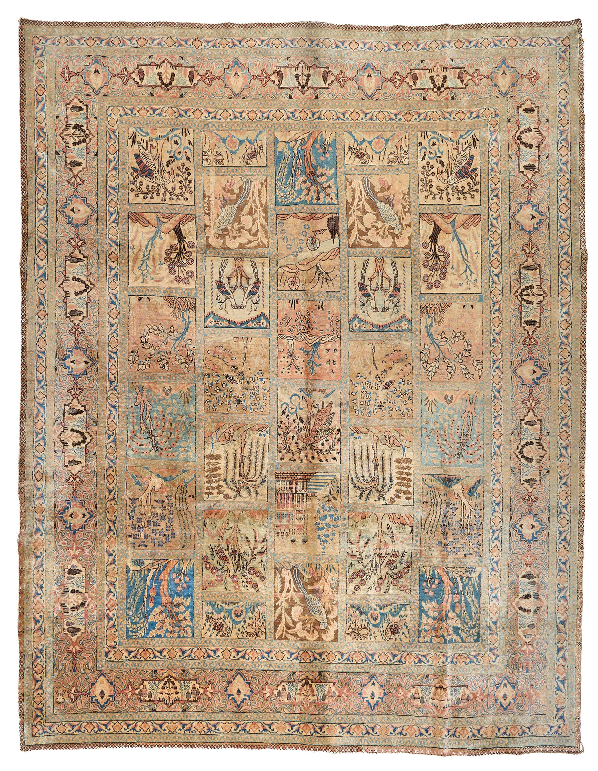 90031 Antique Persian Tabriz Rug Circa 1920