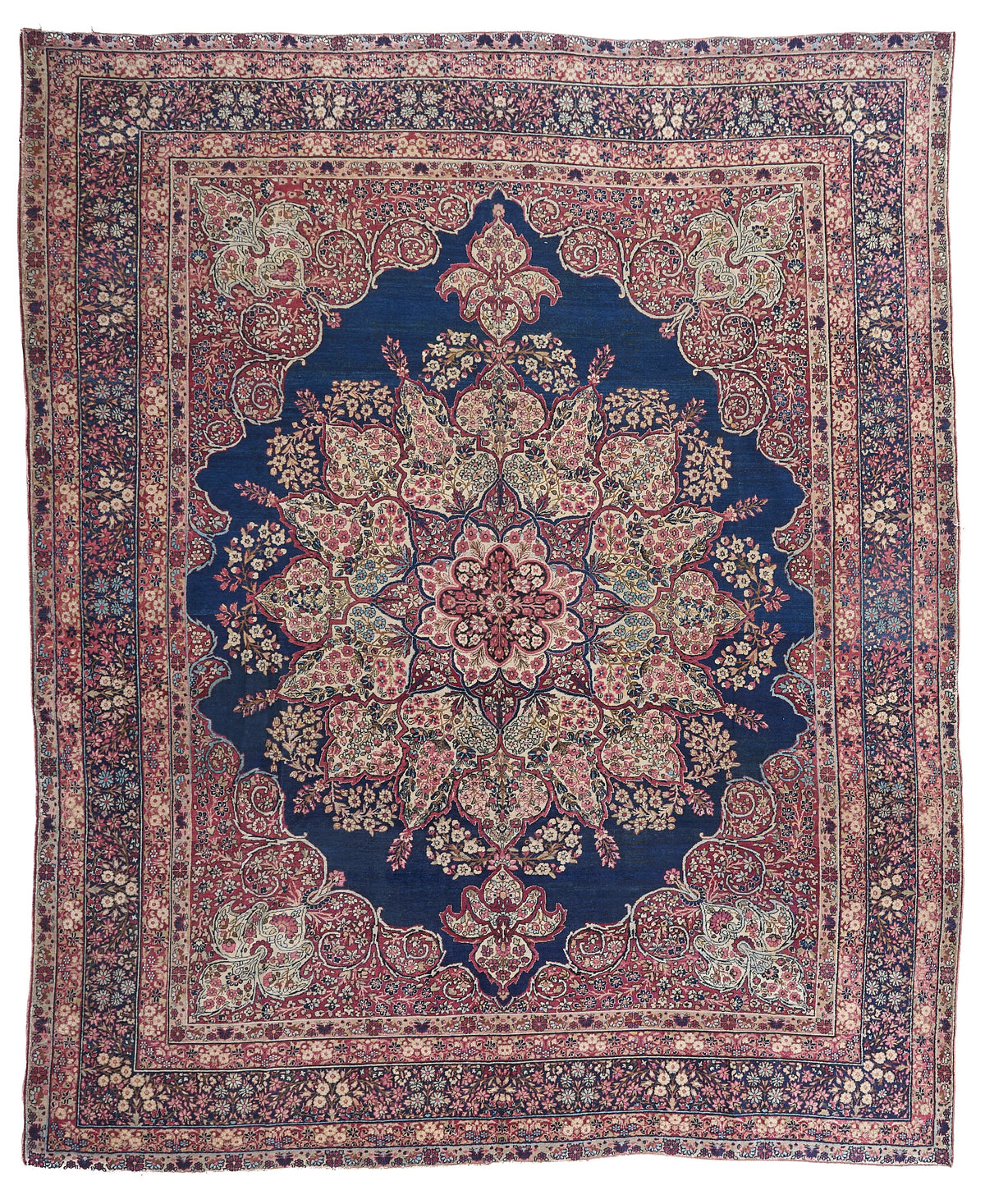90041 Antique Laver Kerman Circa 1880
