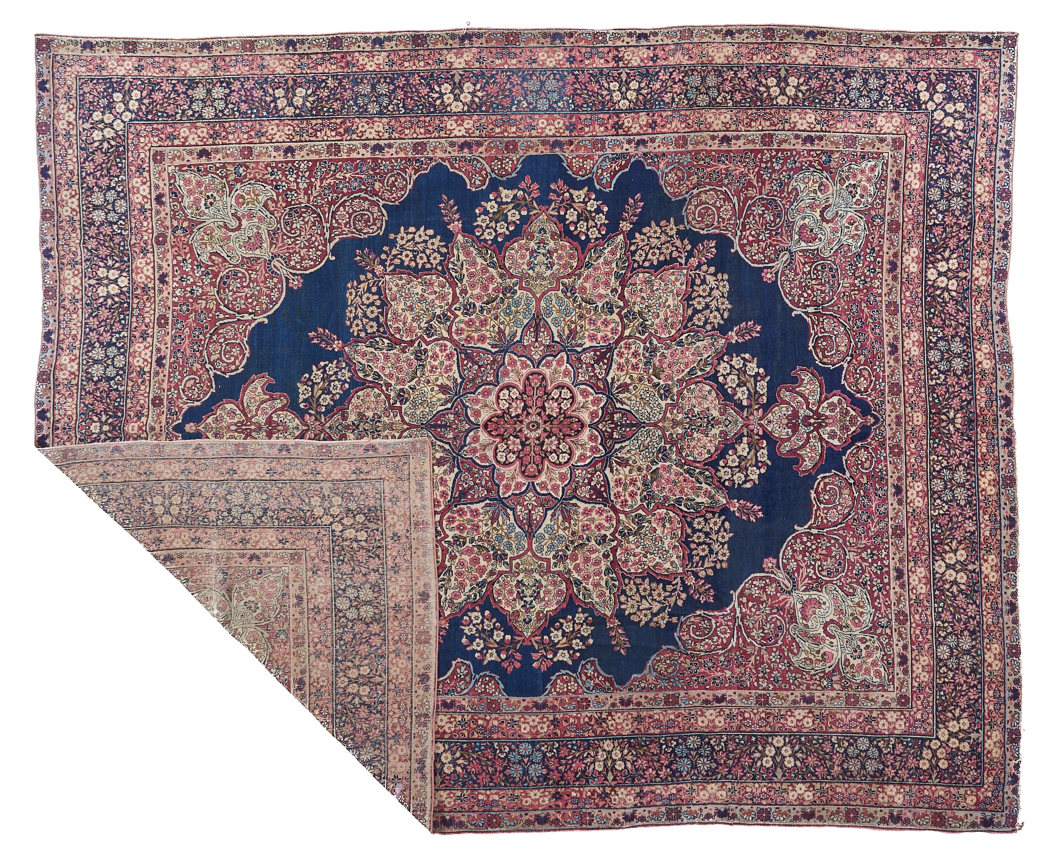 90041 Antique Laver Kerman Circa 1880