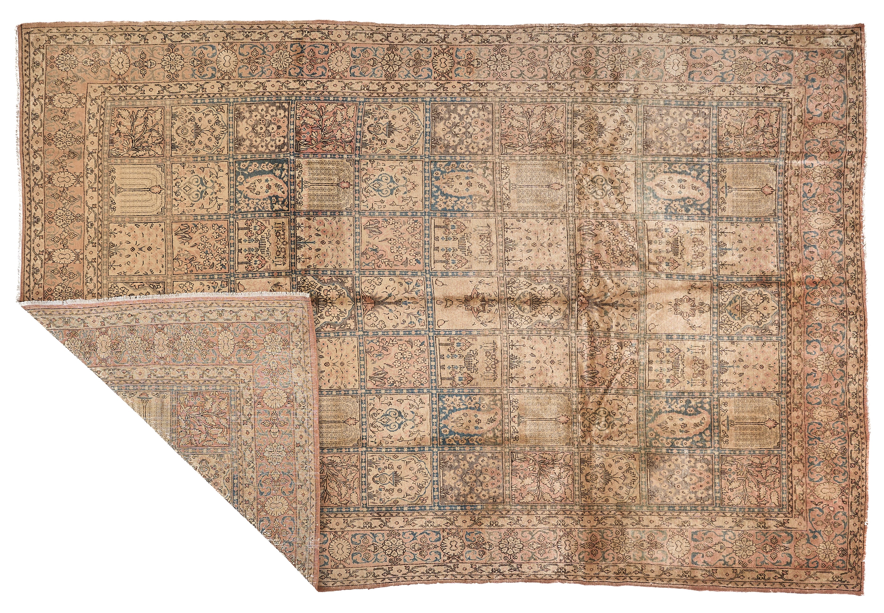 90043 Semi-Antique Persian Tabriz Rug Circa 1920