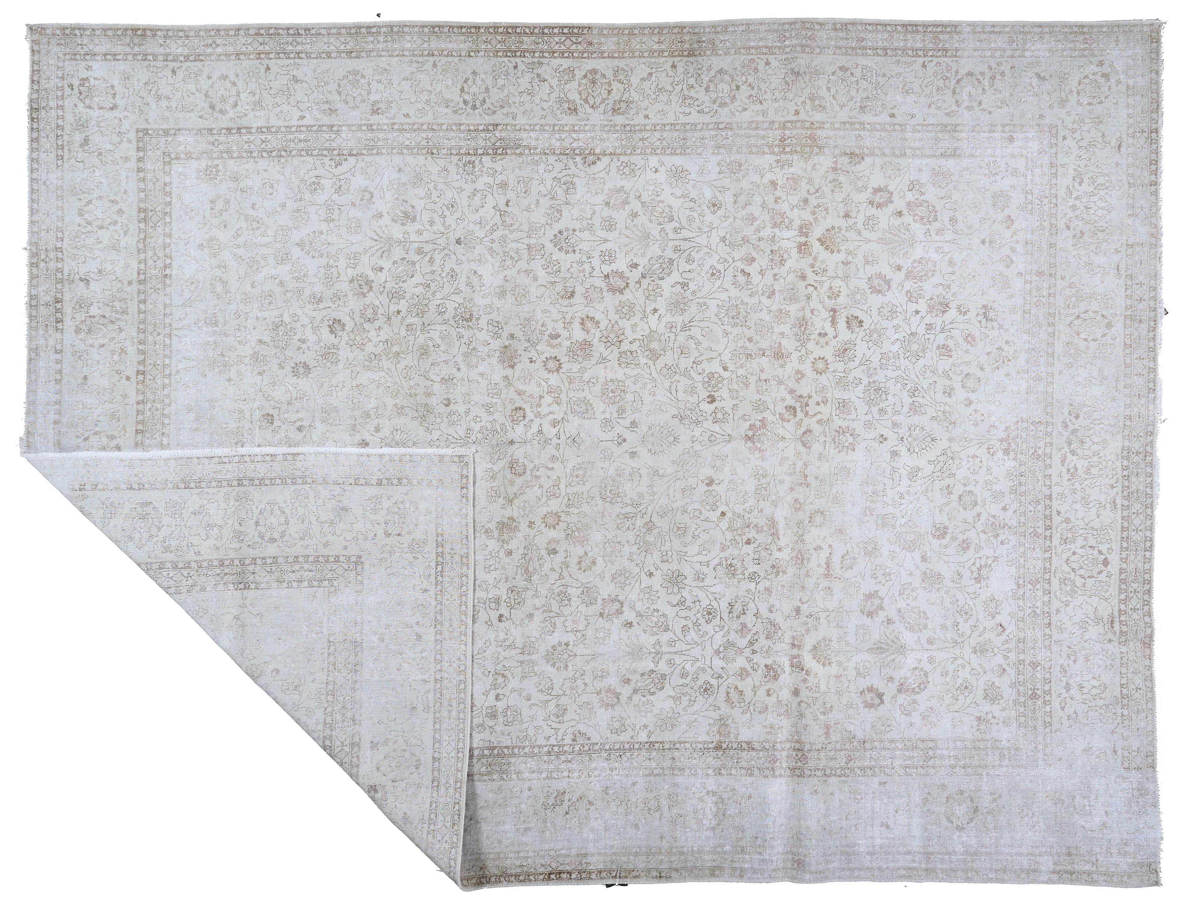90053 Antique Persian Tabriz Circa 1900