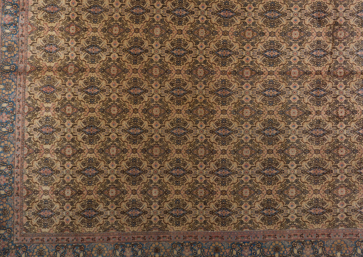 90071 Semi-Antique Persian Tabriz Circa 1950