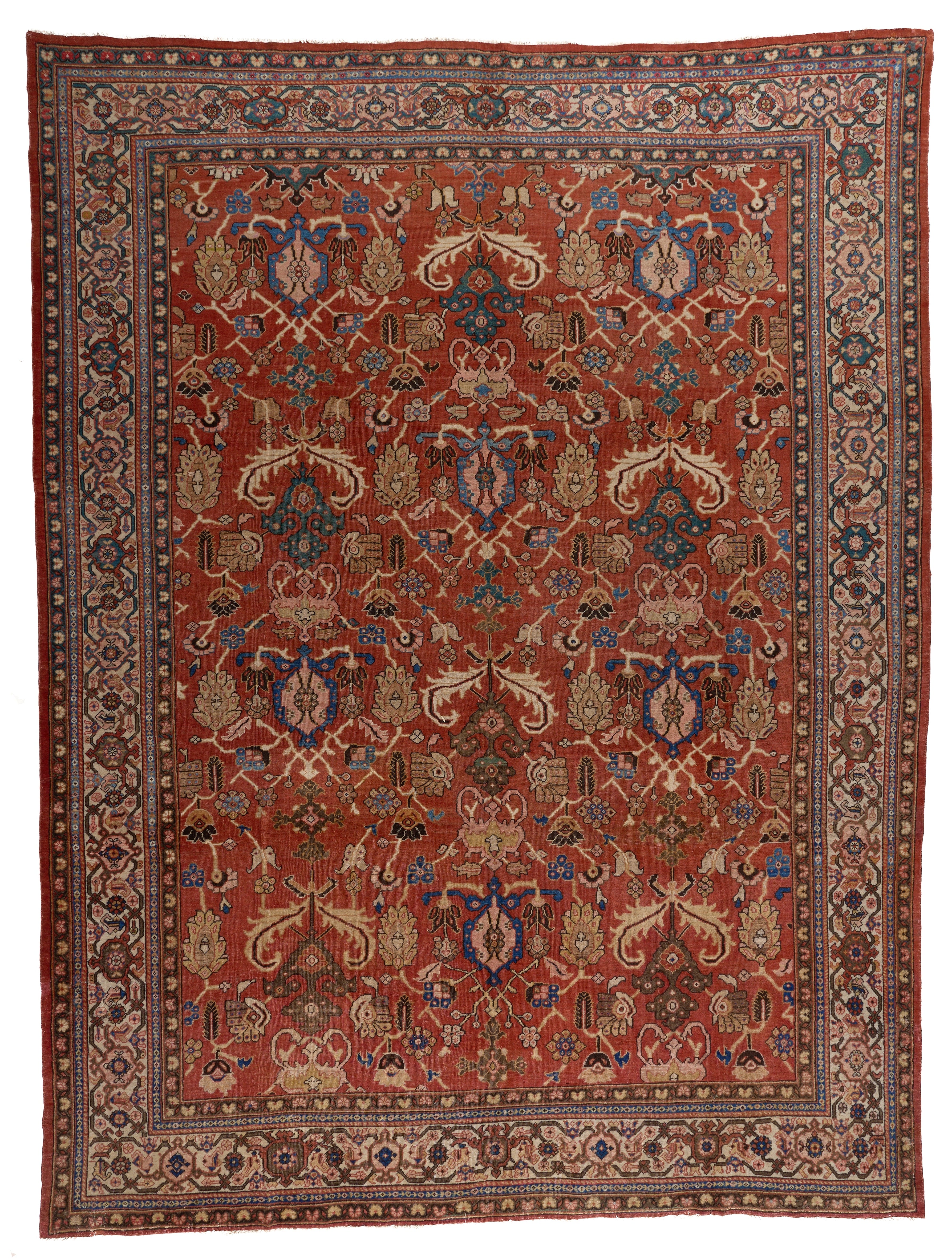 90078 Antique Persian Syultanabad Circa 1900
