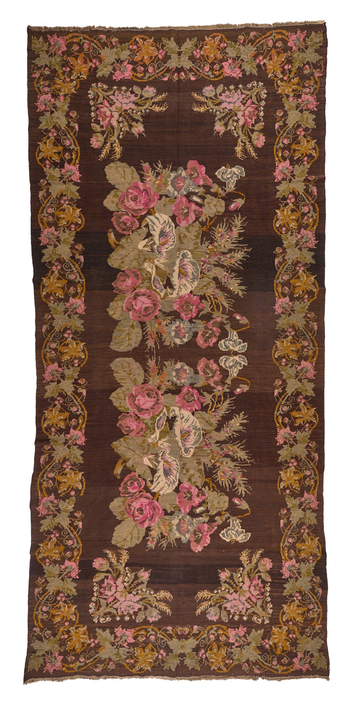 90090 Antique Karabagh Flat Weave Early 1900
