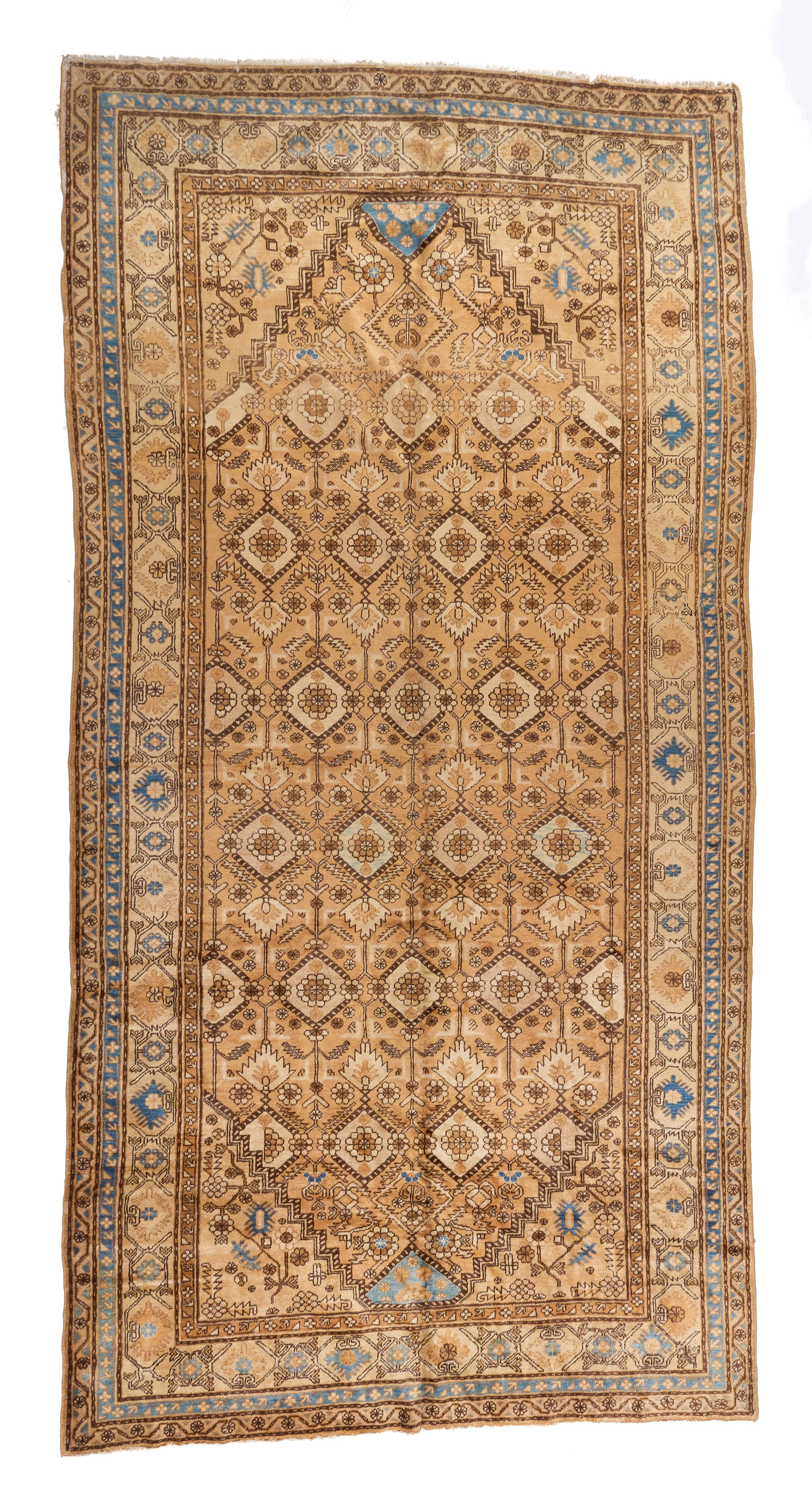 90109 Antique khotan Gallery Rug Circa 1900