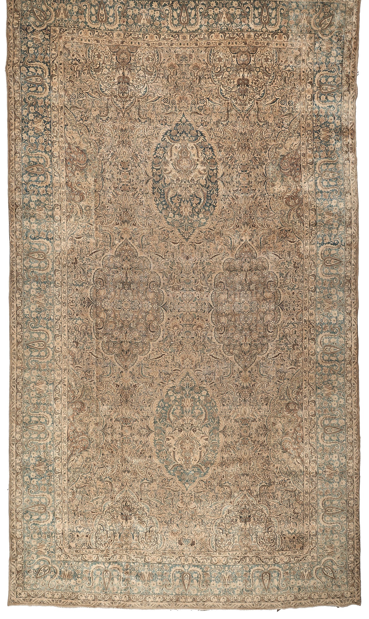 90139 Antique Persian Kerman Circa 1920