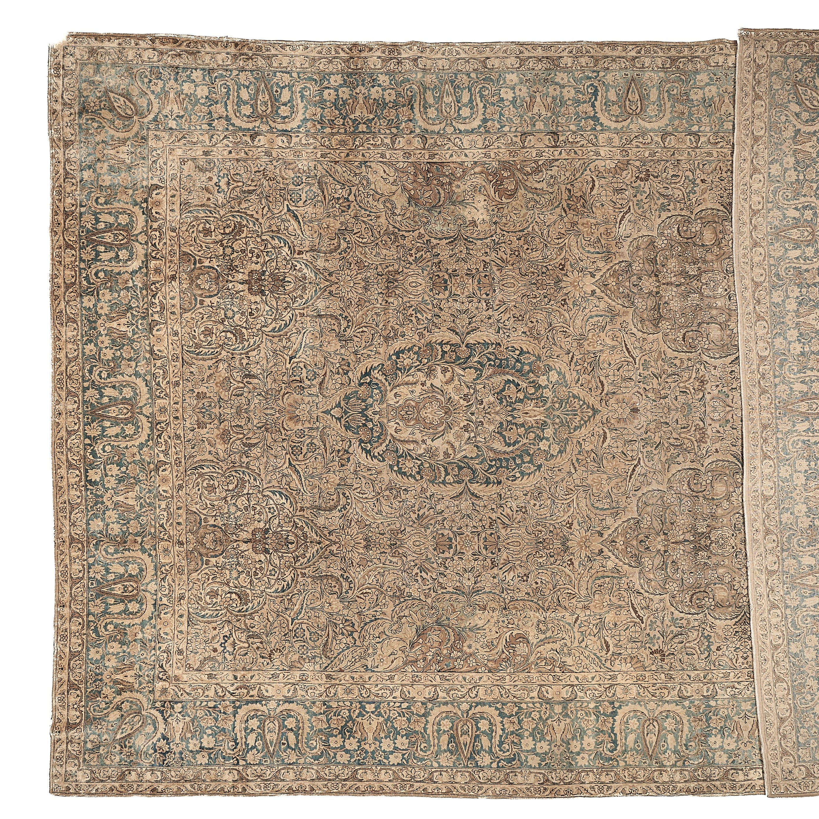90139 Antique Persian Kerman Circa 1920