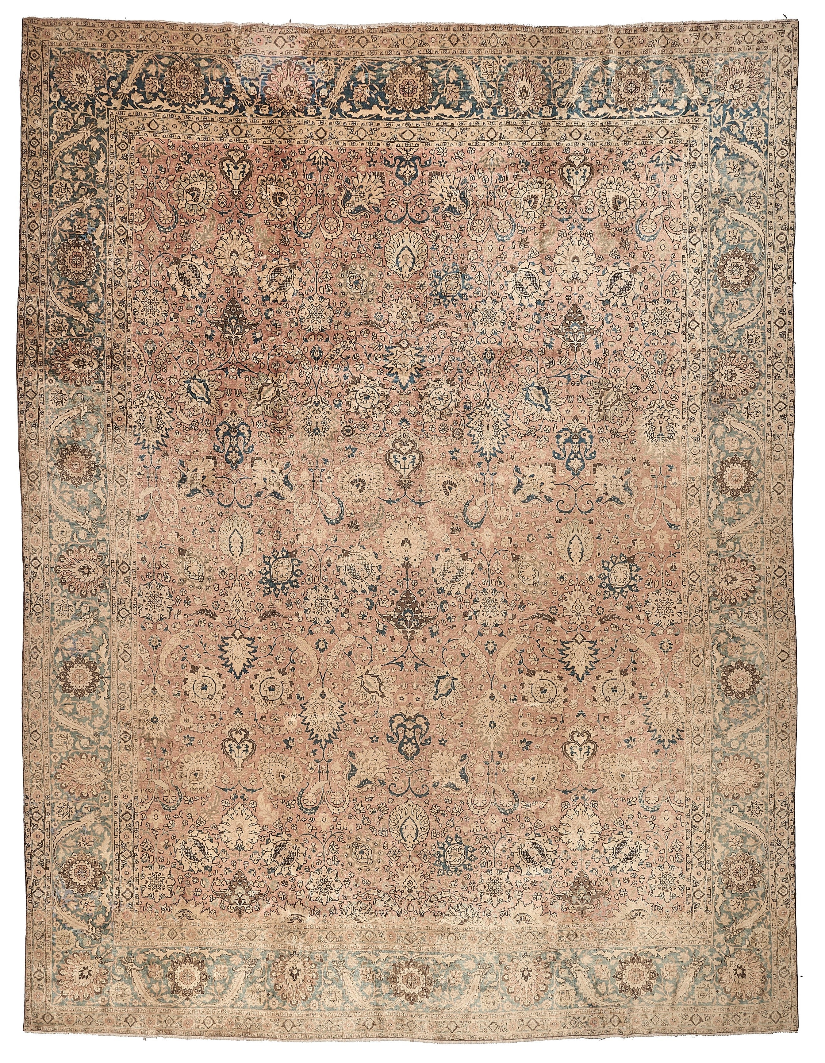 90141 Antique Persian Tabriz