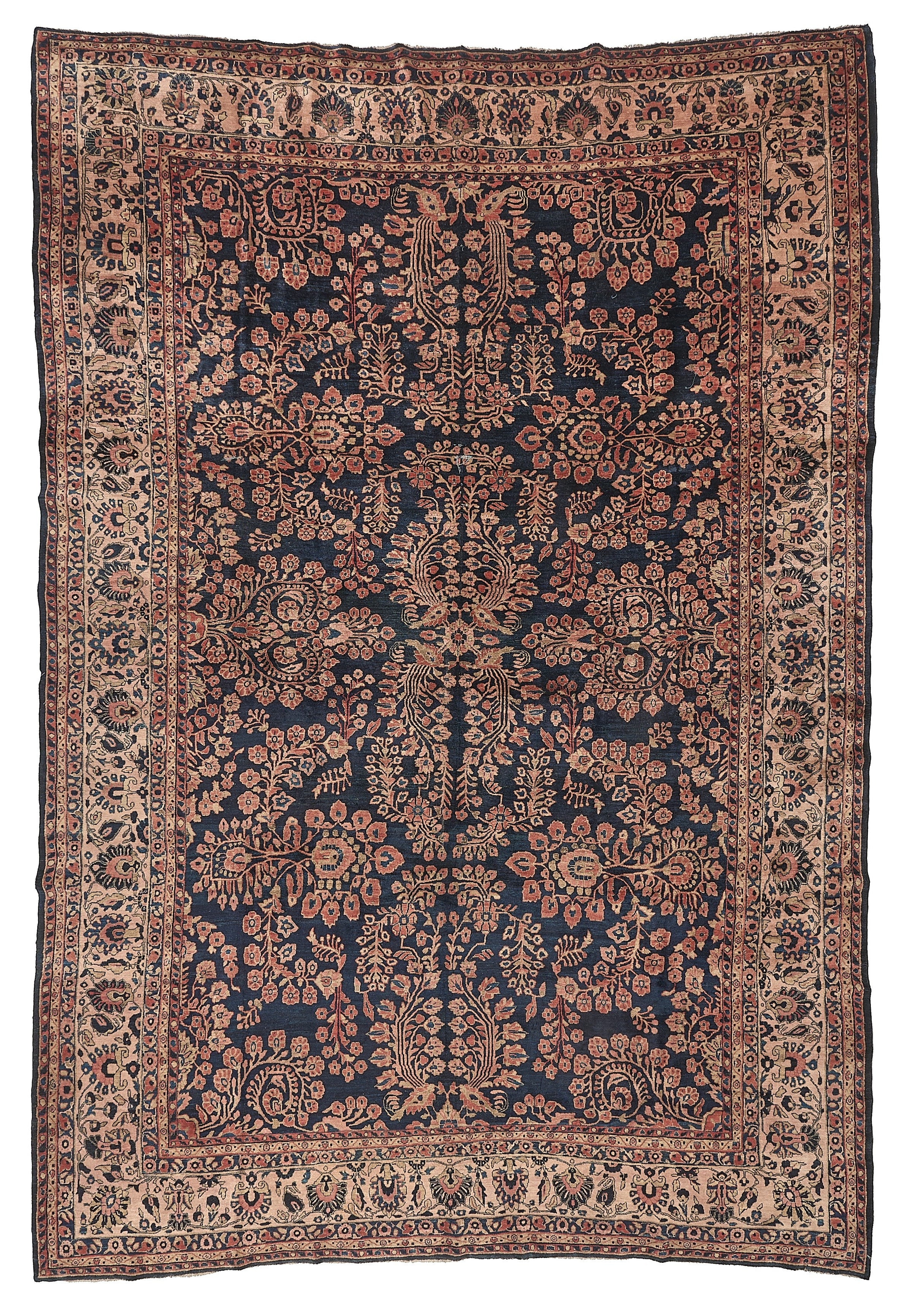 90142 Antique Persian Sarouk