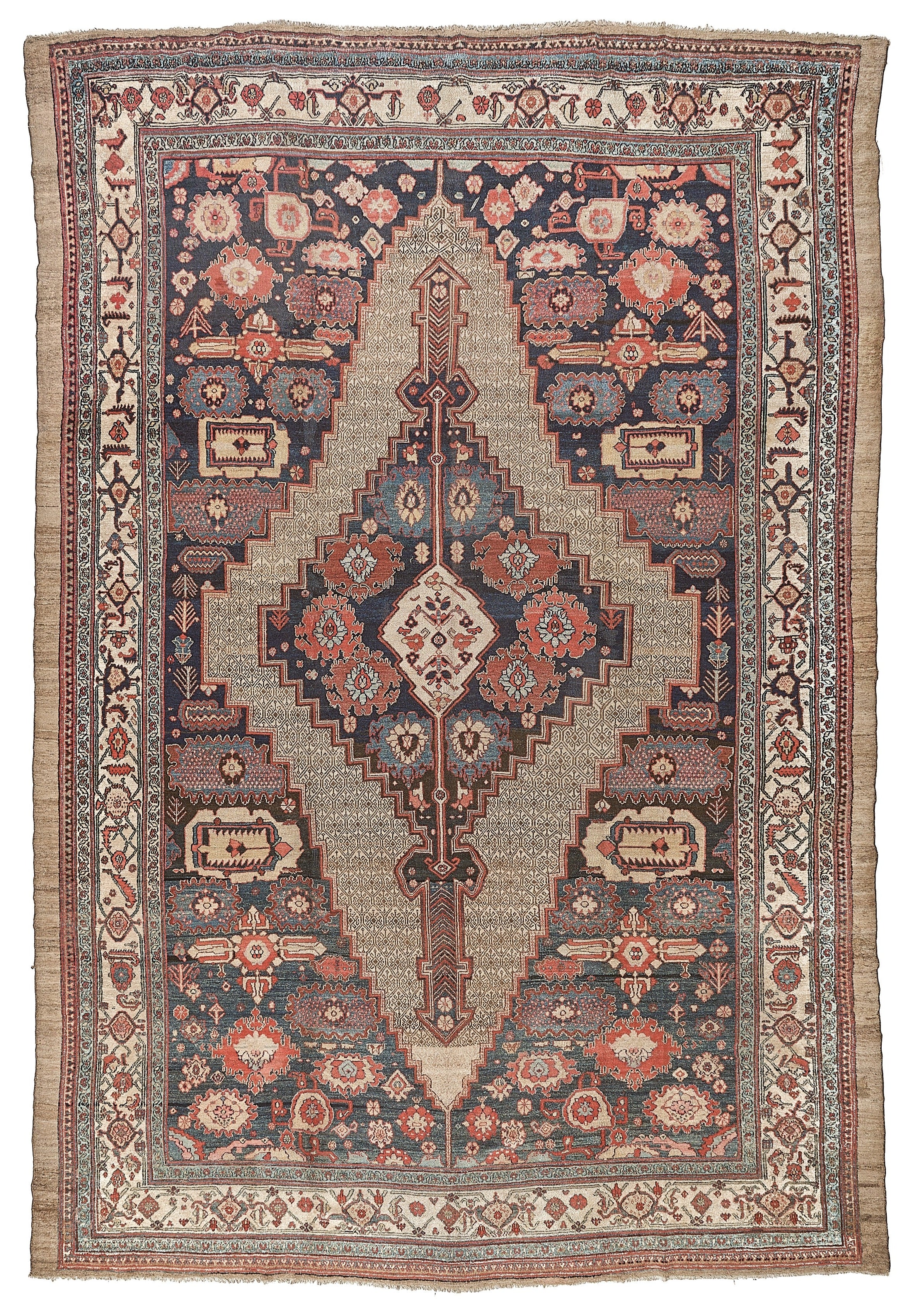 90145 Antique Persian Bibikabad