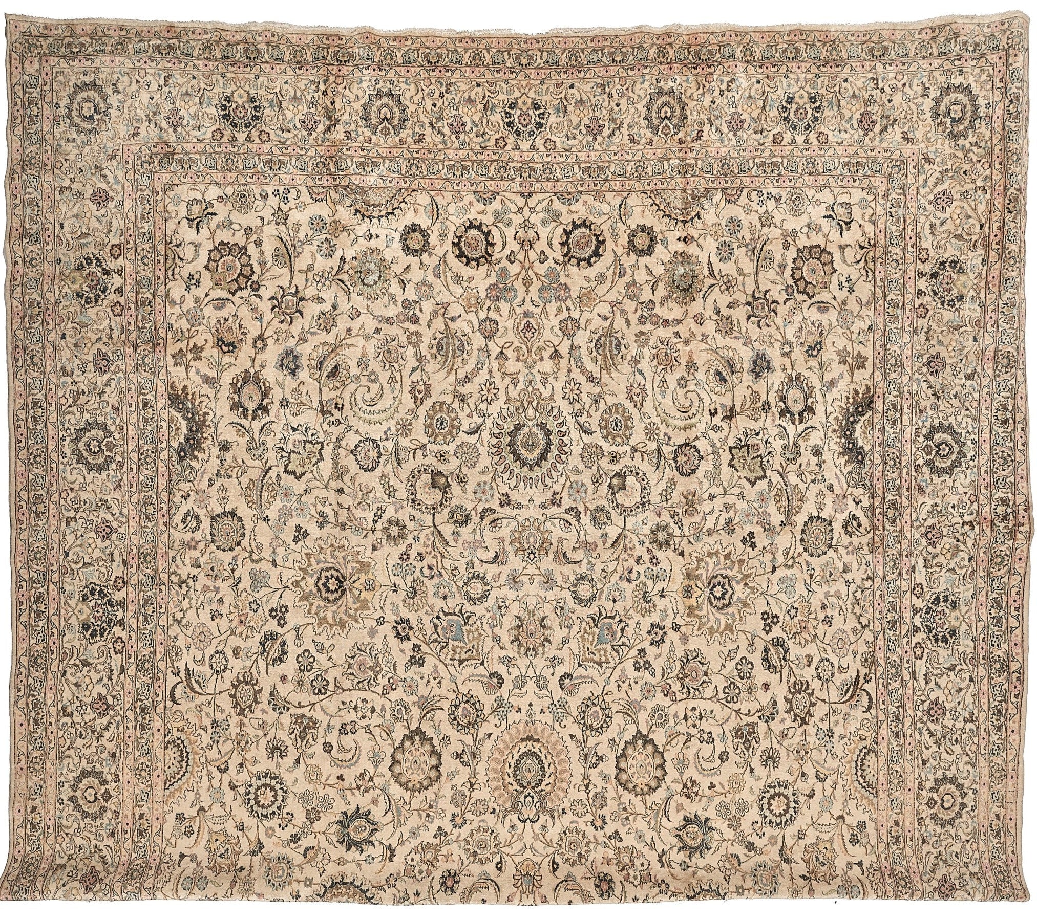 90168 Antique Persian Kashan