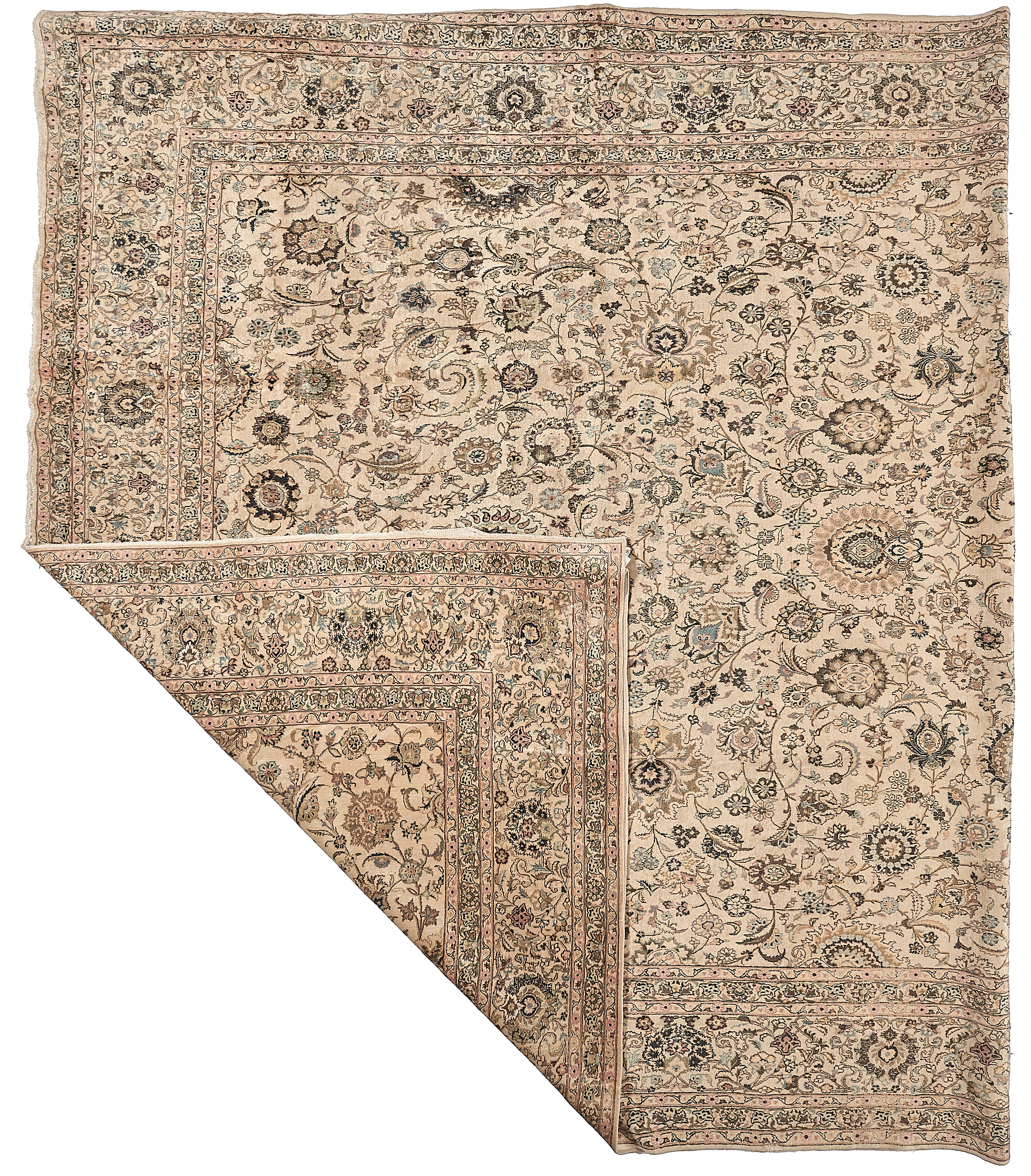 90168 Antique Persian Kashan