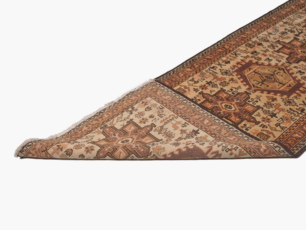 40012 Semi-Antique Persian Heriz Runner