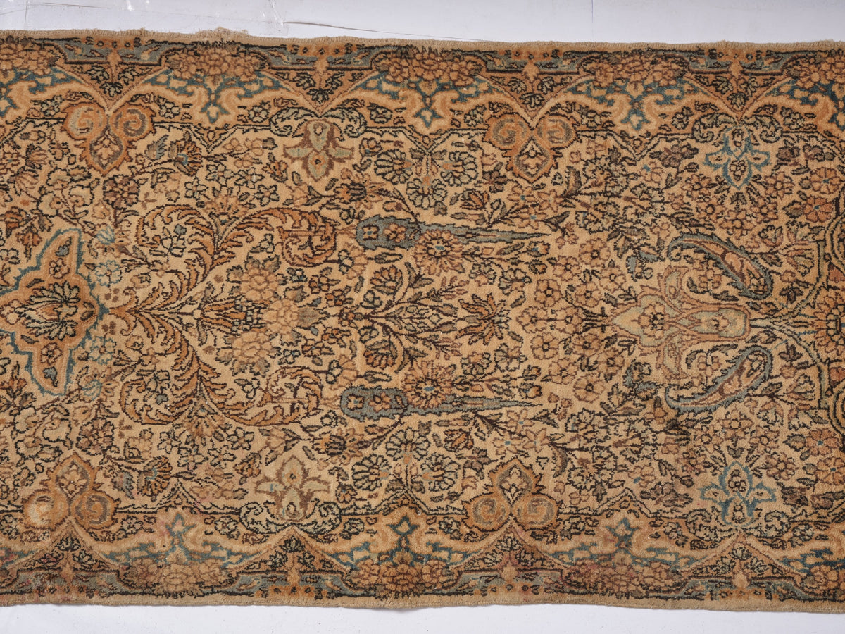 40030 Antique Persian Laver Kerman Runner