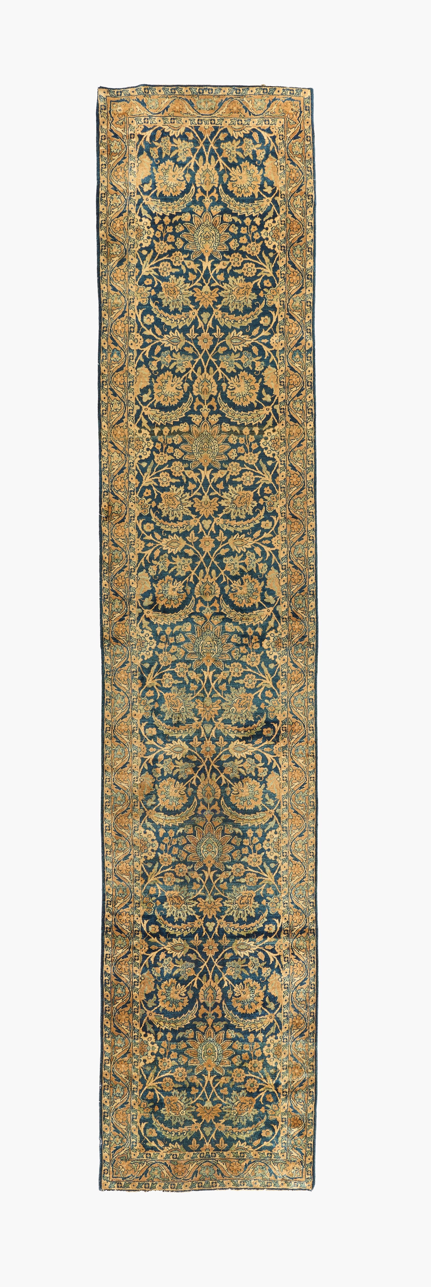 40035 Antique 19th C/ Laver Kerman Runner